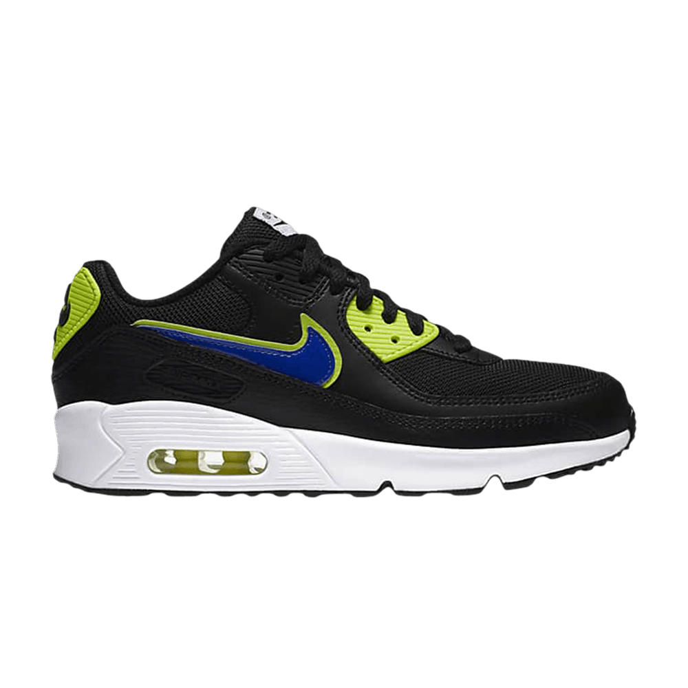 Nike Air Max 90 GS 'Black Volt Racer Blue'