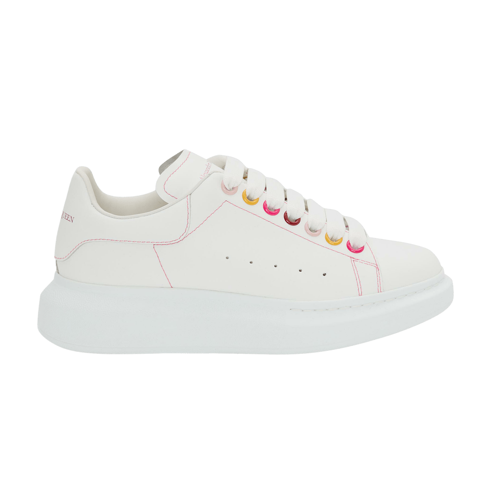 Alexander McQueen Wmns Oversized Sneaker 'White Rainbow'