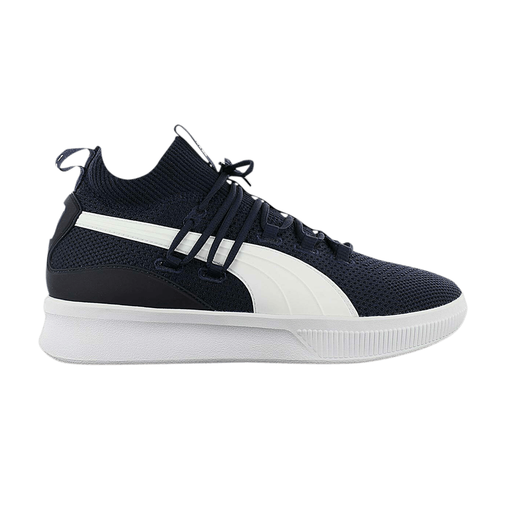Pre-owned Puma Clyde Court Gw 'peacoat' In Blue