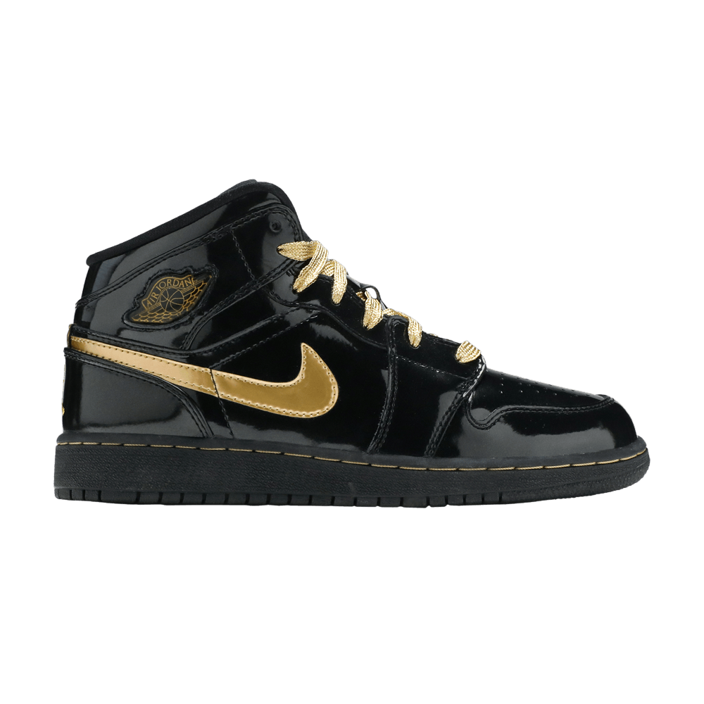 Air Jordan 1 Phat GS 'Black Metallic Gold'