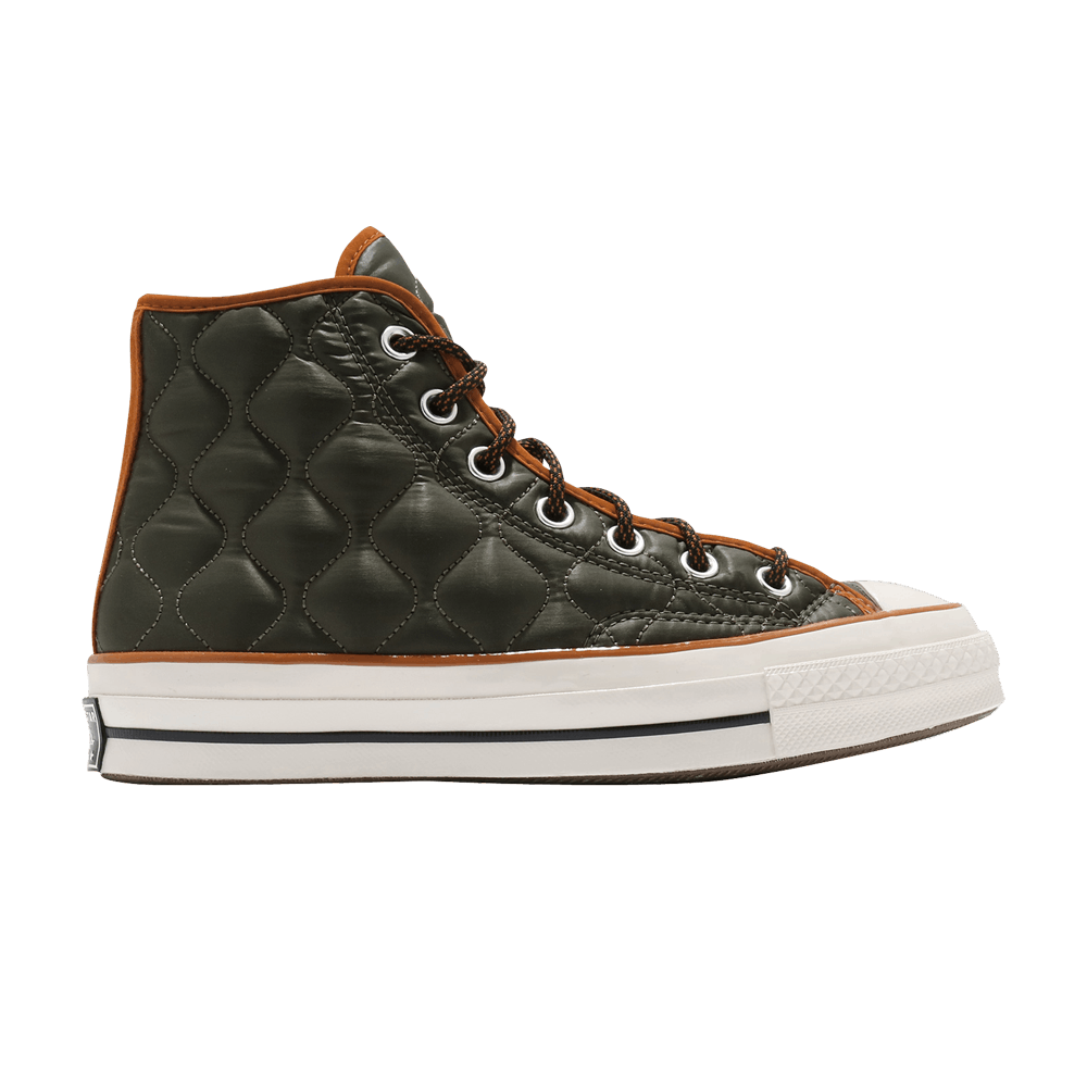 CONVERSE CHUCK 70 HIGH 'WORKWEAR QUILTING - GREEN BROWN'
