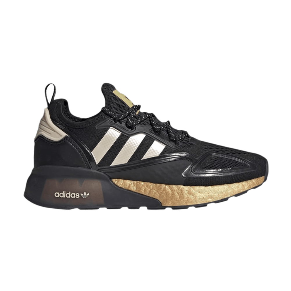 ADIDAS ORIGINALS WMNS ZX 2K BOOST 'BLACK GOLD METALLIC'