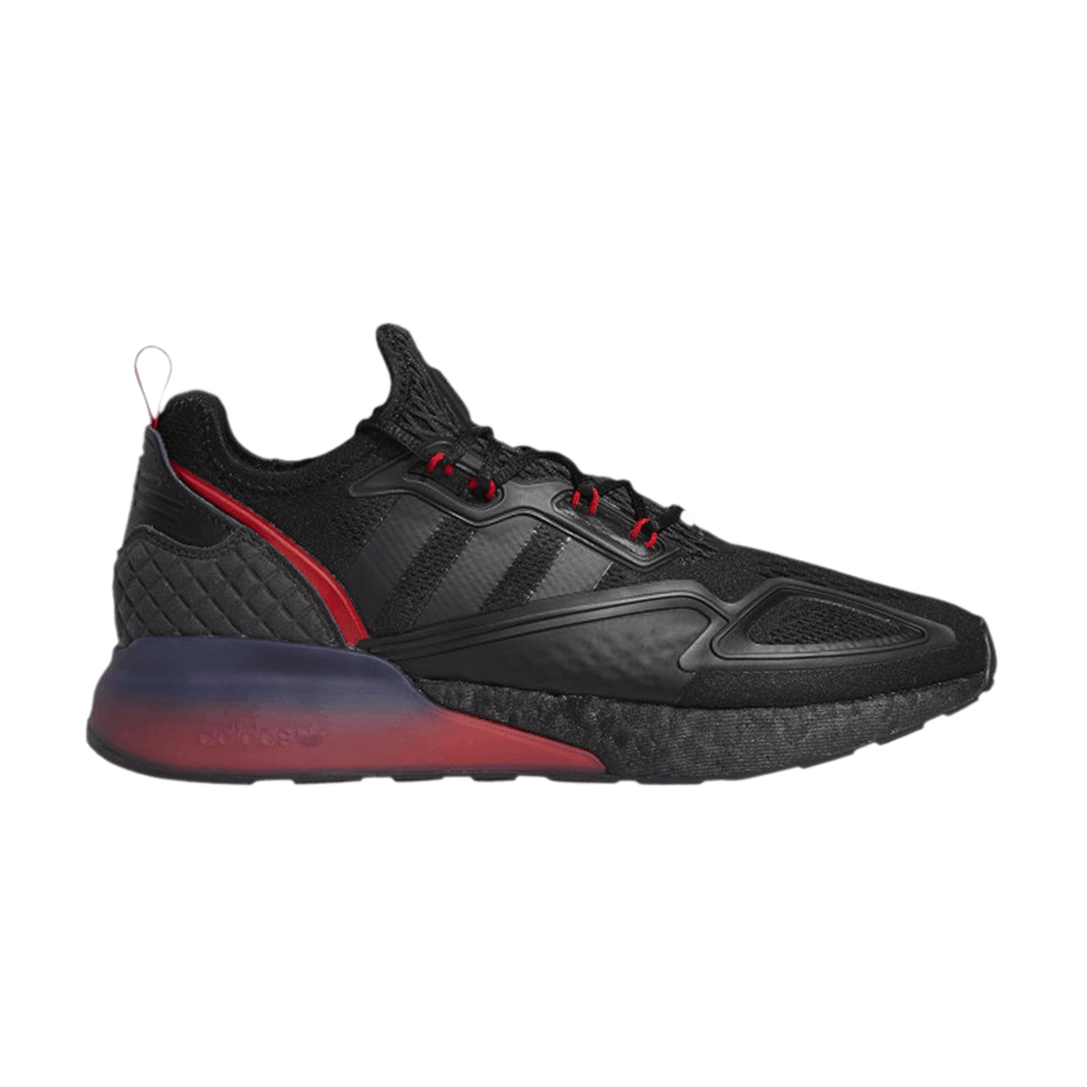ADIDAS ORIGINALS ZX 2K BOOST 'GRADIENT FADE SOLE - CORE BLACK'