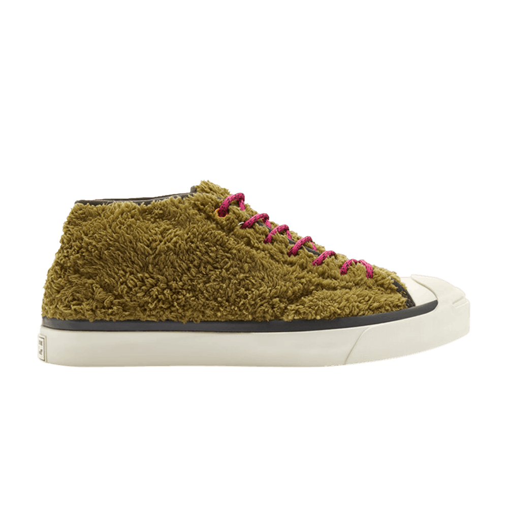 Converse Jack Purcell Mid 'Retro Sherpa - Dark Moss'
