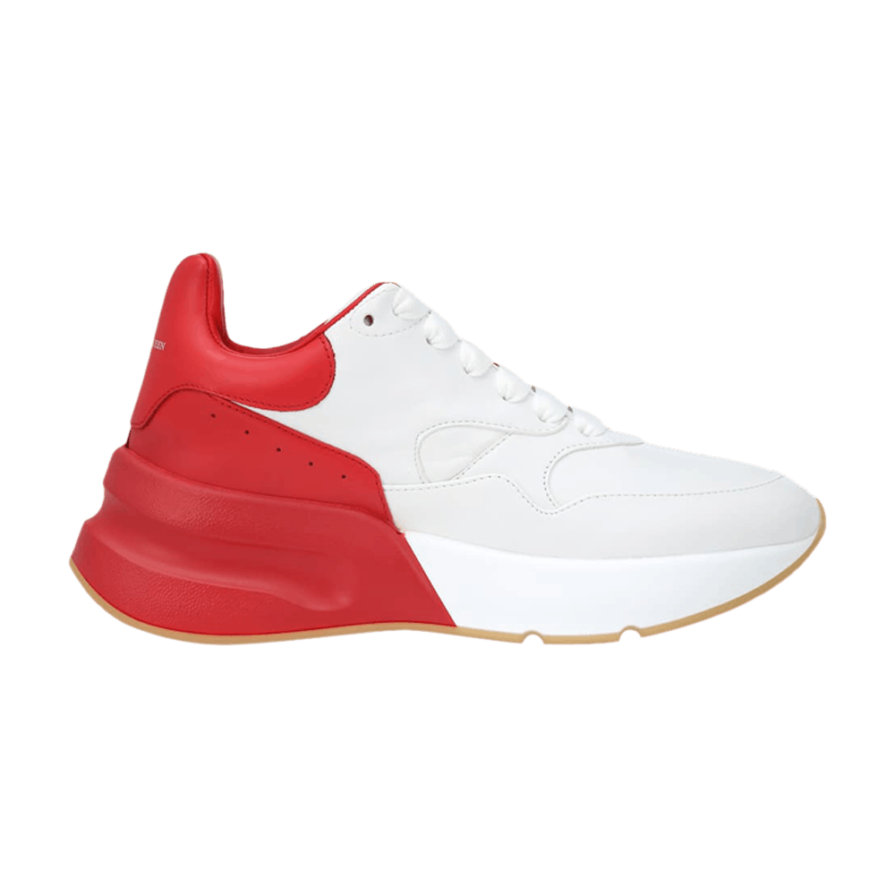 Alexander McQueen Wmns Oversized Runner 'White Red'