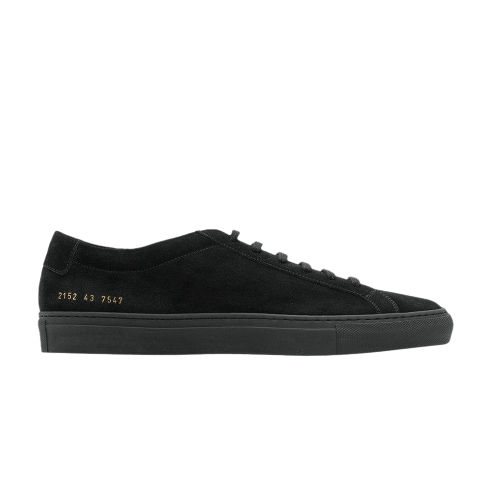 Pre-owned Common Projects Achilles Low 'black Suede'