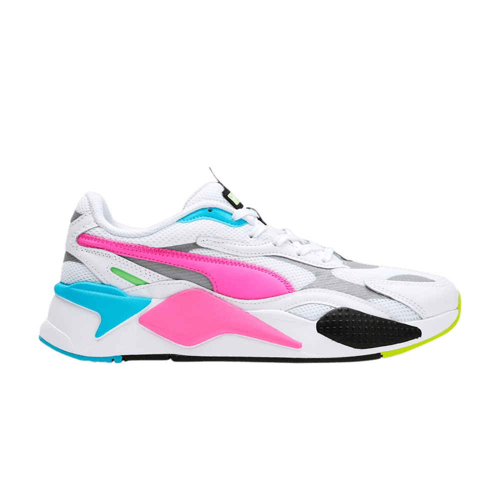 Pre-owned Puma Rs-x3 Wp 'luminous Pink Cyan' In White