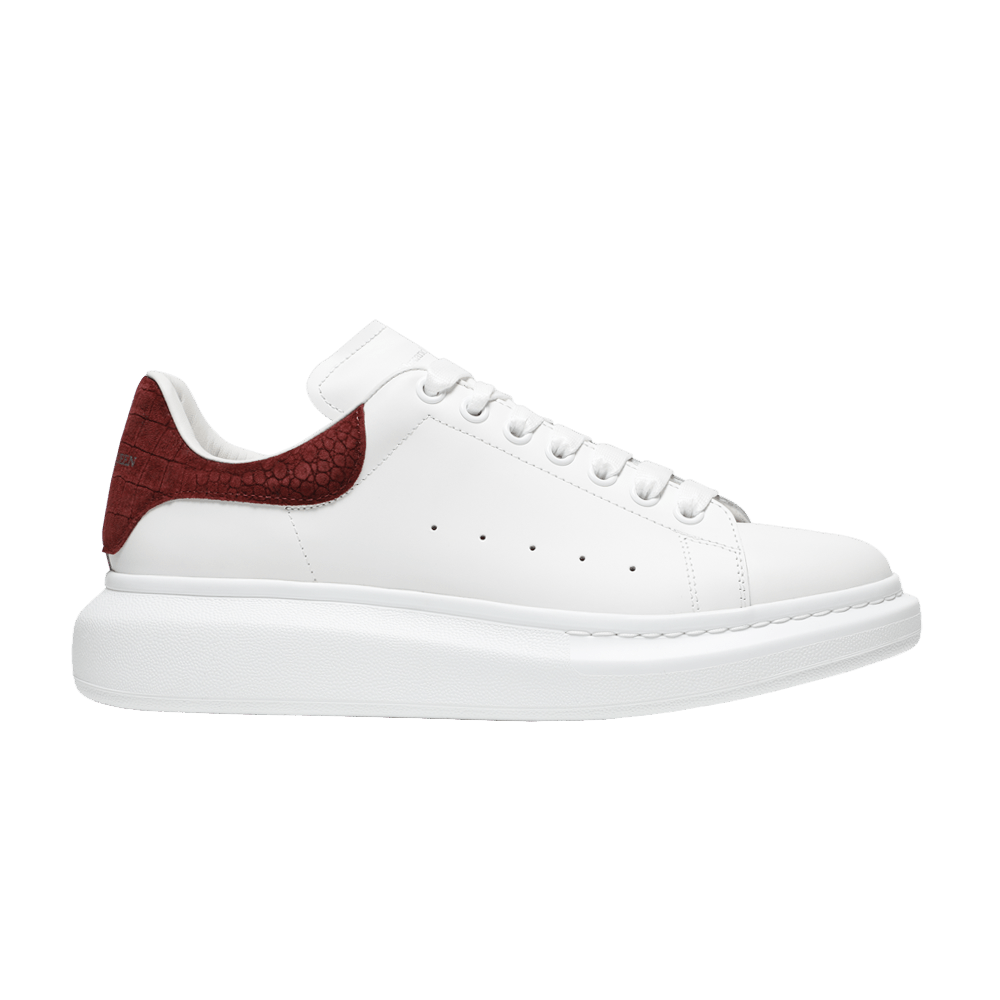 Alexander McQueen Oversized Sneaker 'Burgundy Crocodile'