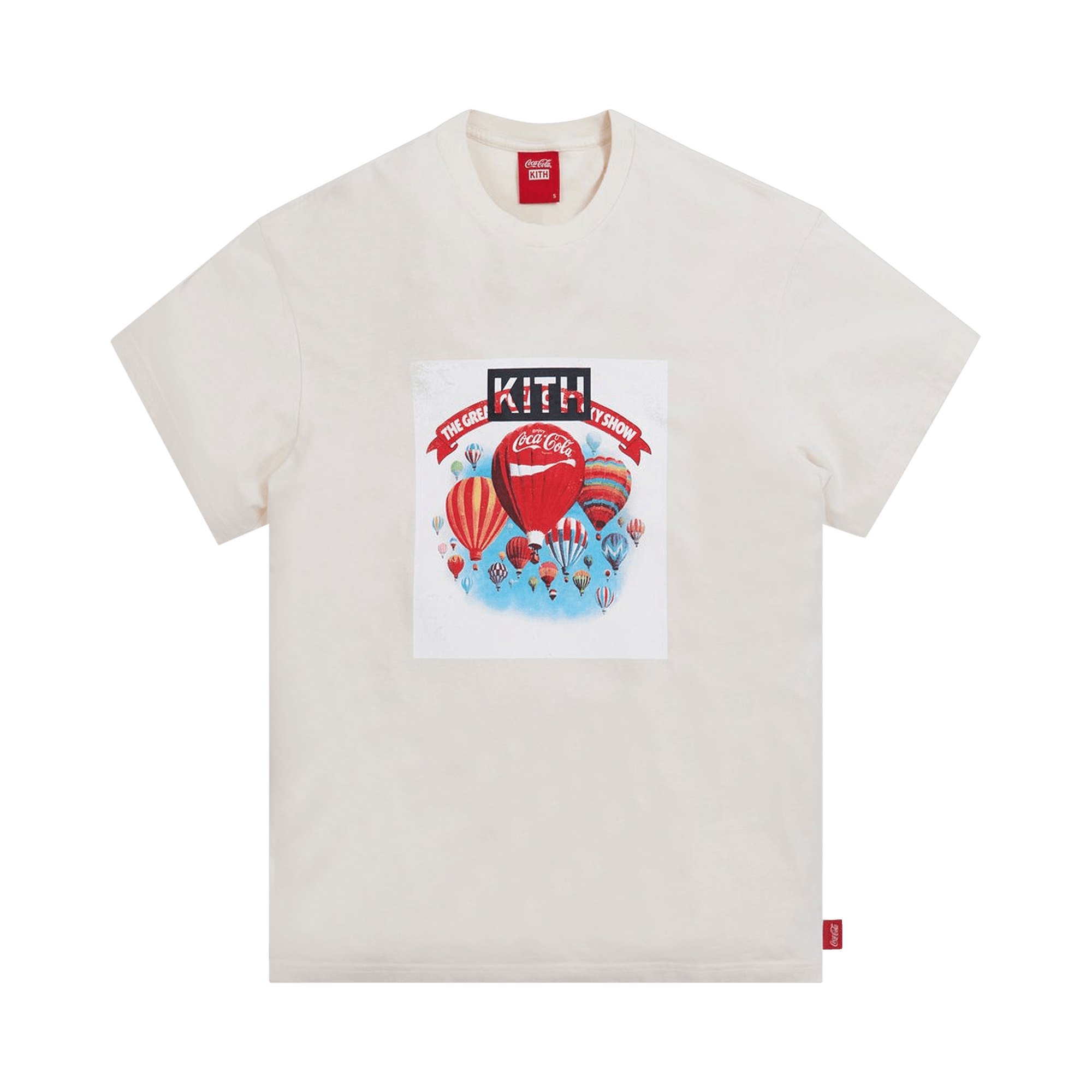KITH KITH X COCA-COLA BALLOON VINTAGE TEE 'IVORY'
