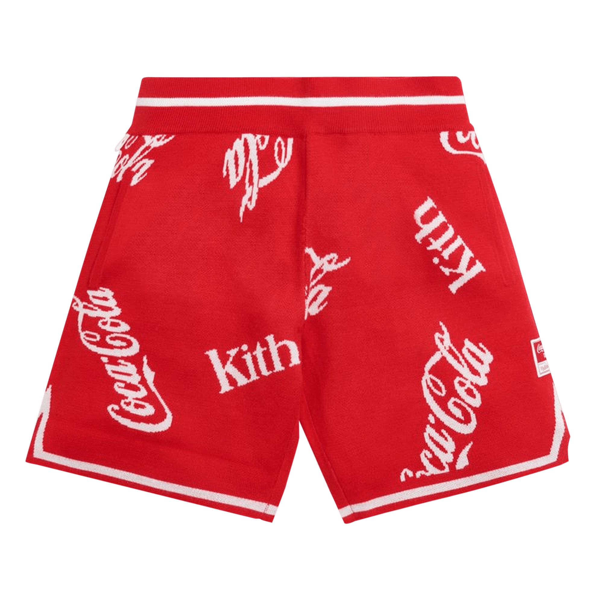 KITH KITH X COCA-COLA X MITCHELL & NESS COKE LOGO SHORT 'RED'