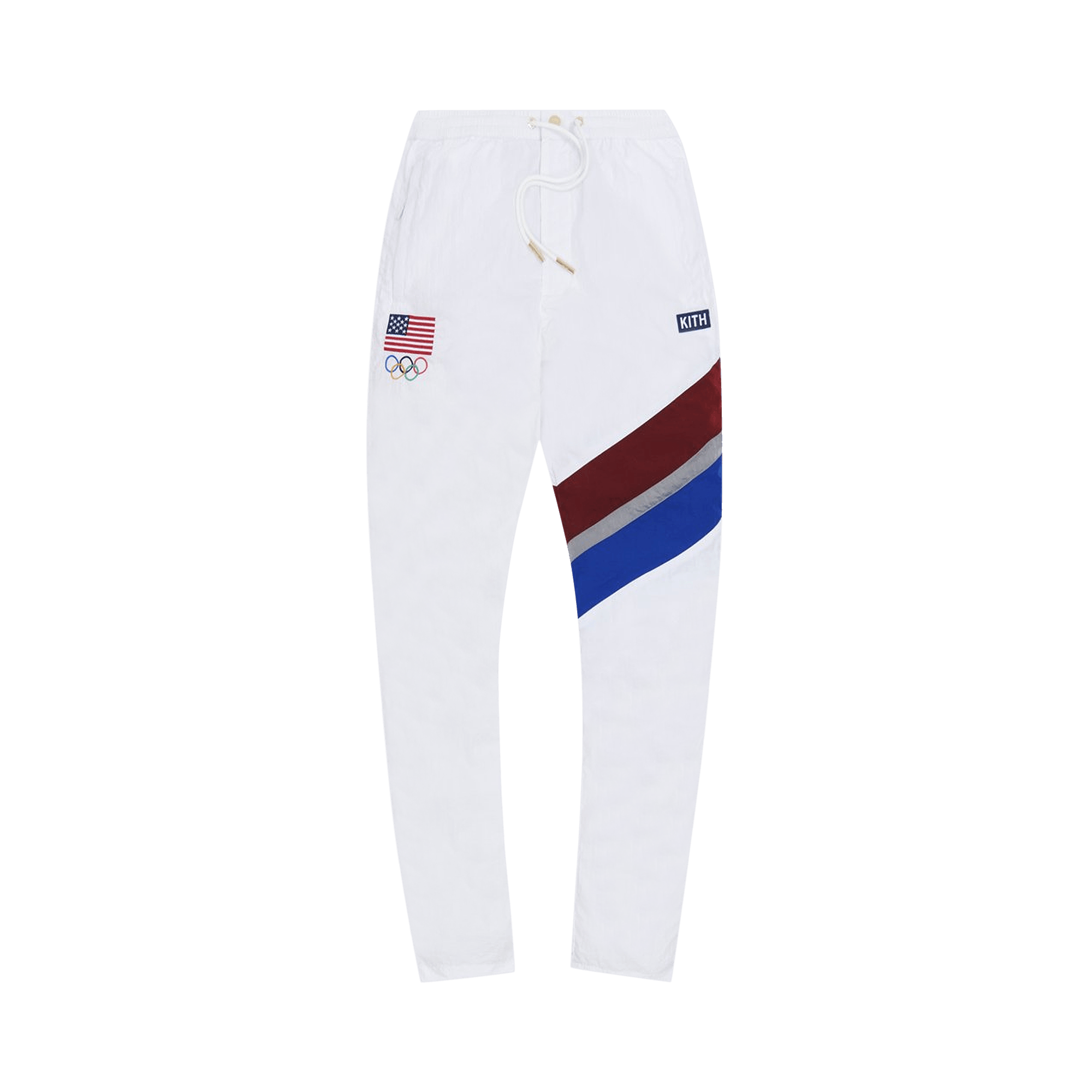 KITH KITH USA TRACK PANT 'WHITE'