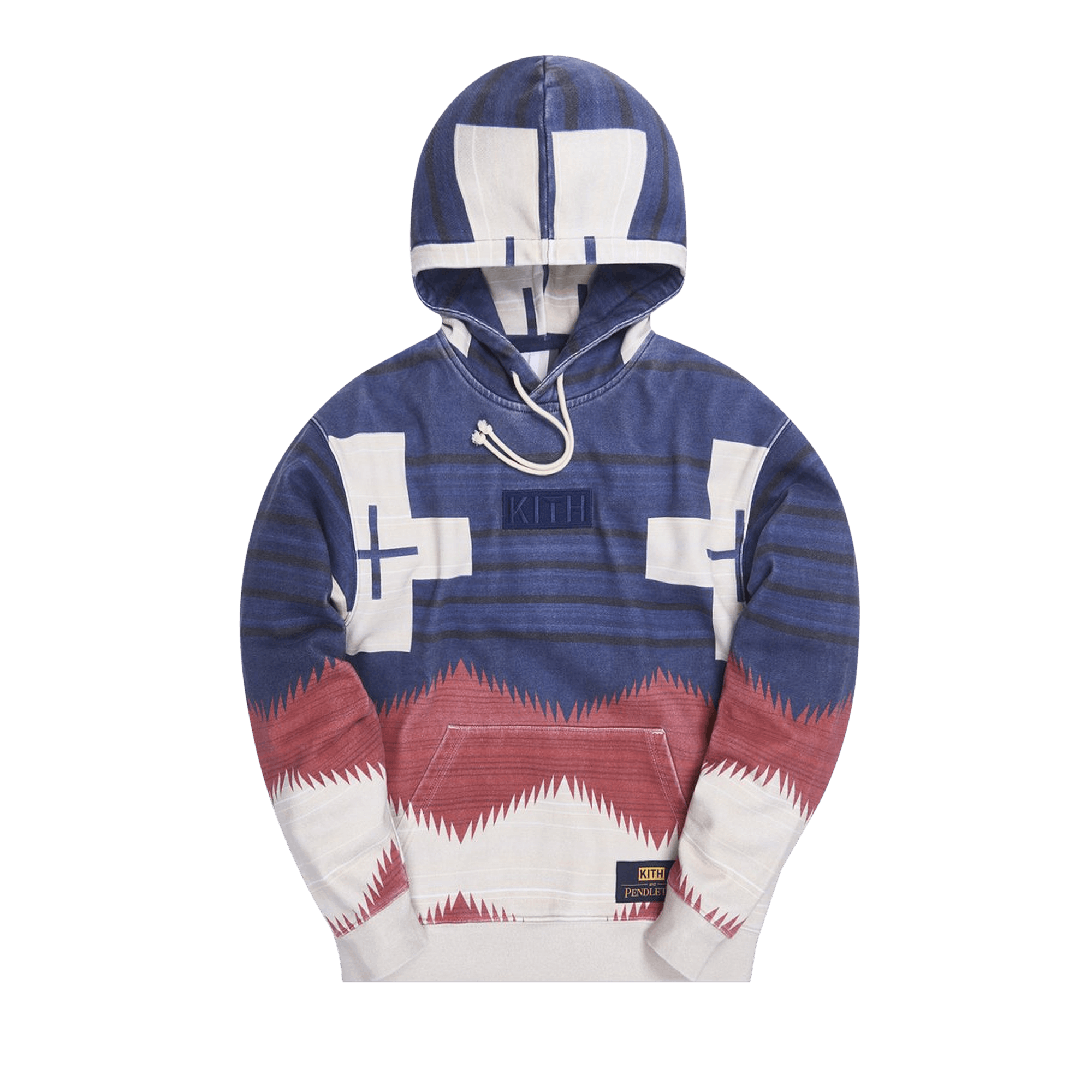 KITH KITH FOR PENDLETON BRAVE STAR WILLIAMS III HOODIE 'NAVY/MULTI'