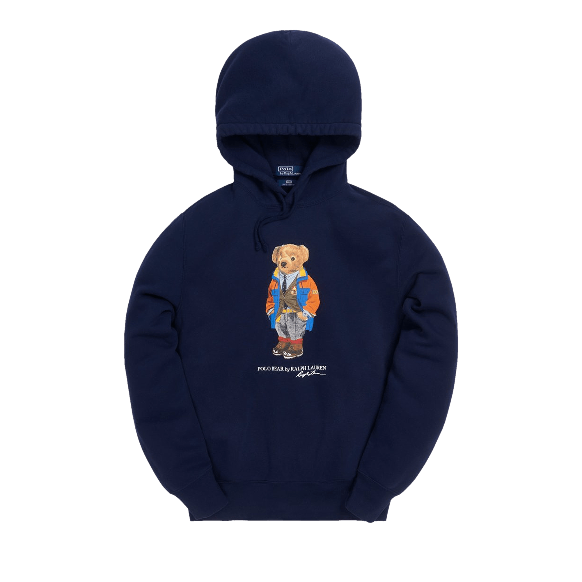 KITH X POLO RALPH LAUREN FLEECE HOODIE 'NAVY BLUE'