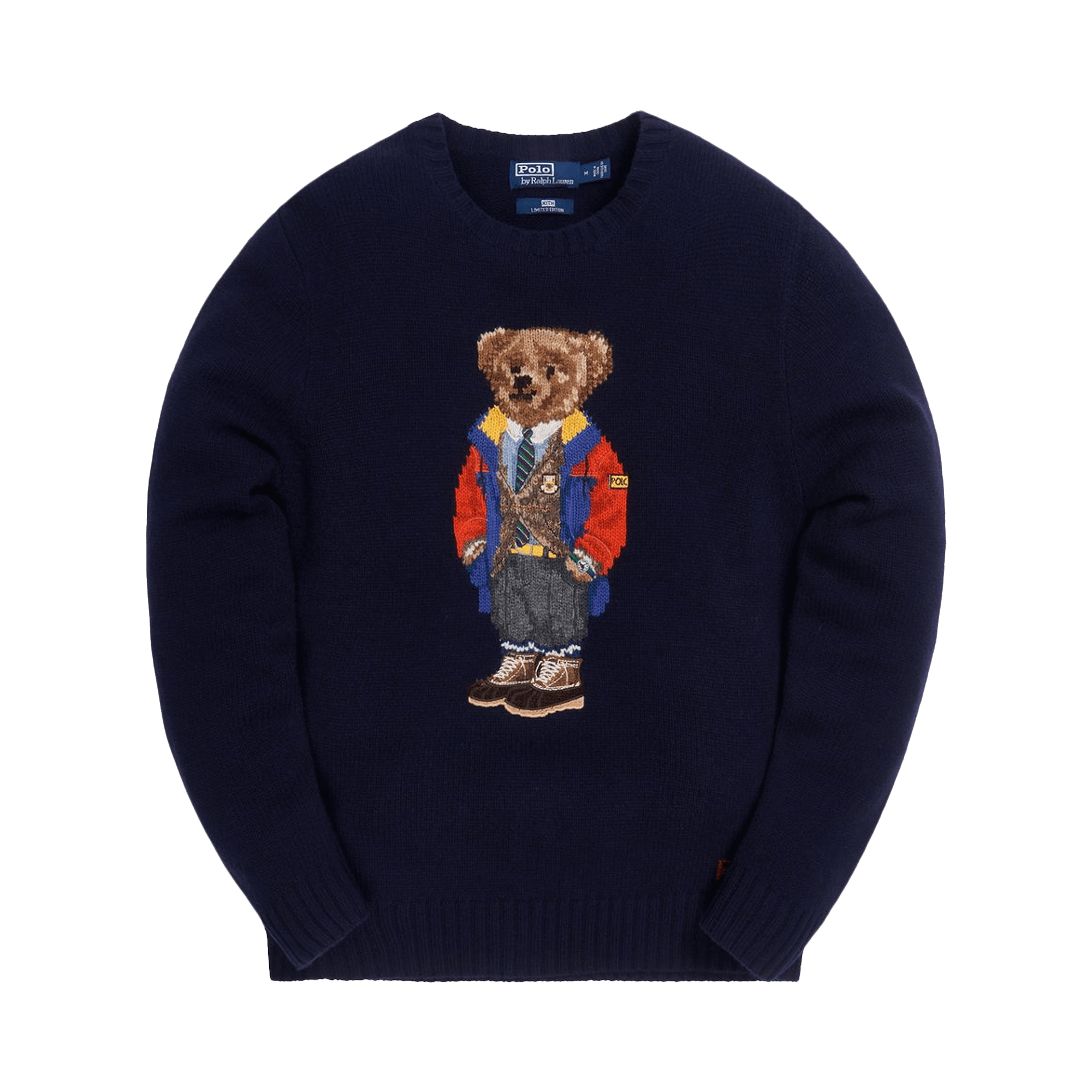 KITH KITH X POLO RALPH LAUREN OUTDOOR BEAR CREWNECK 'NAVY'