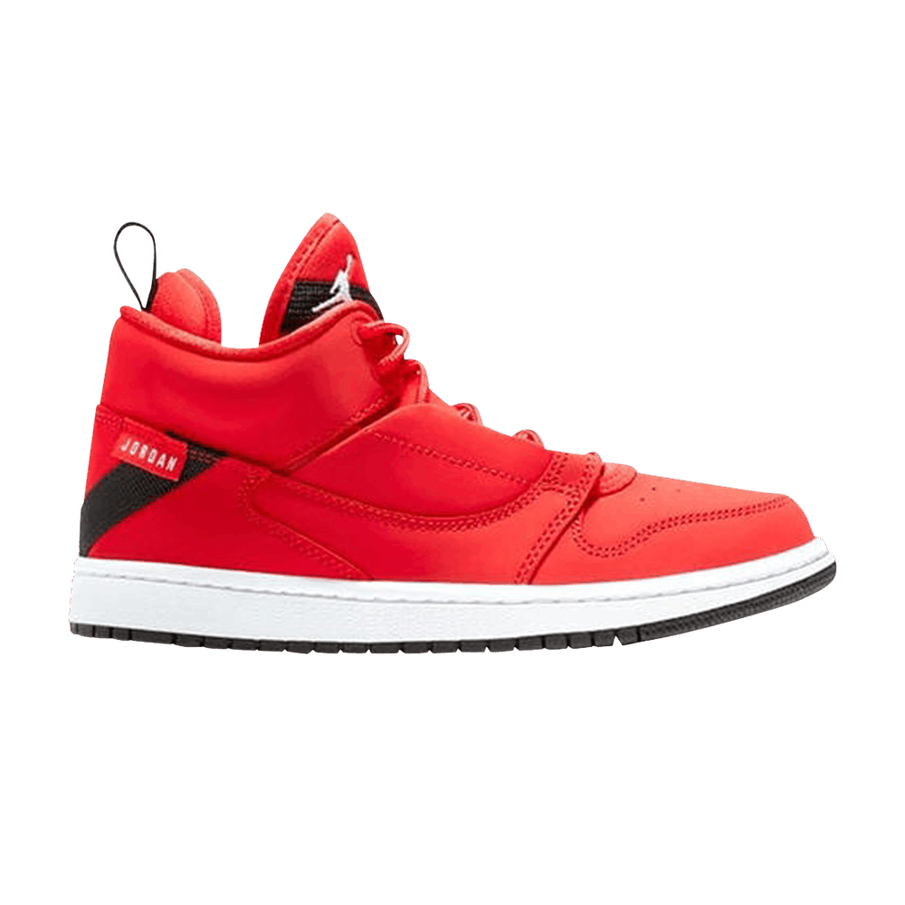 jordan fadeaway gym red