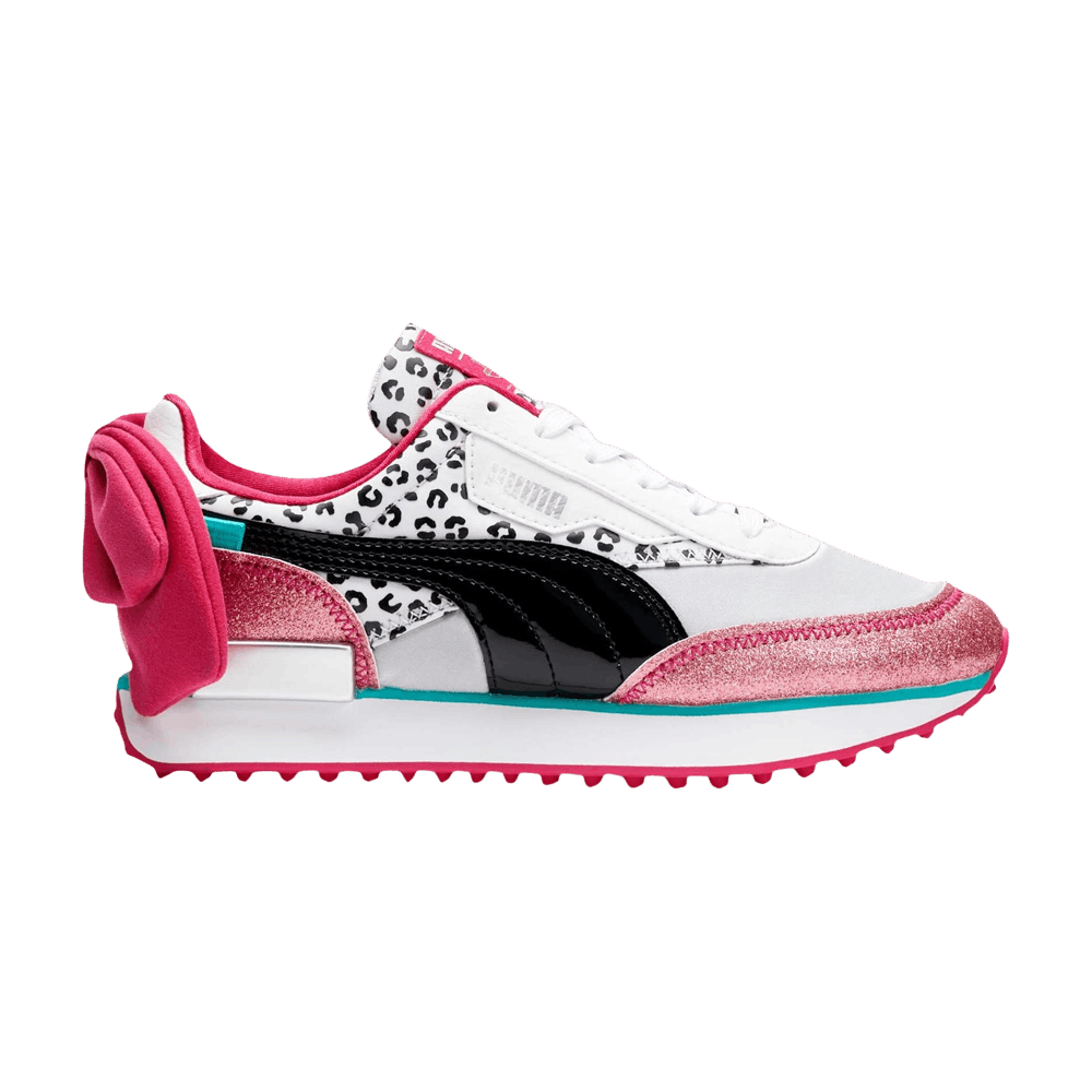 Pre-owned Puma L.o.l. Surprise! X Future Rider Jr 'diva' In White