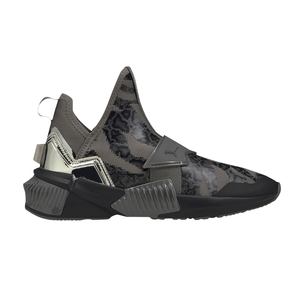 Pre-owned Puma Wmns Provoke Xt Mid 'untamed - Black Castlerock'