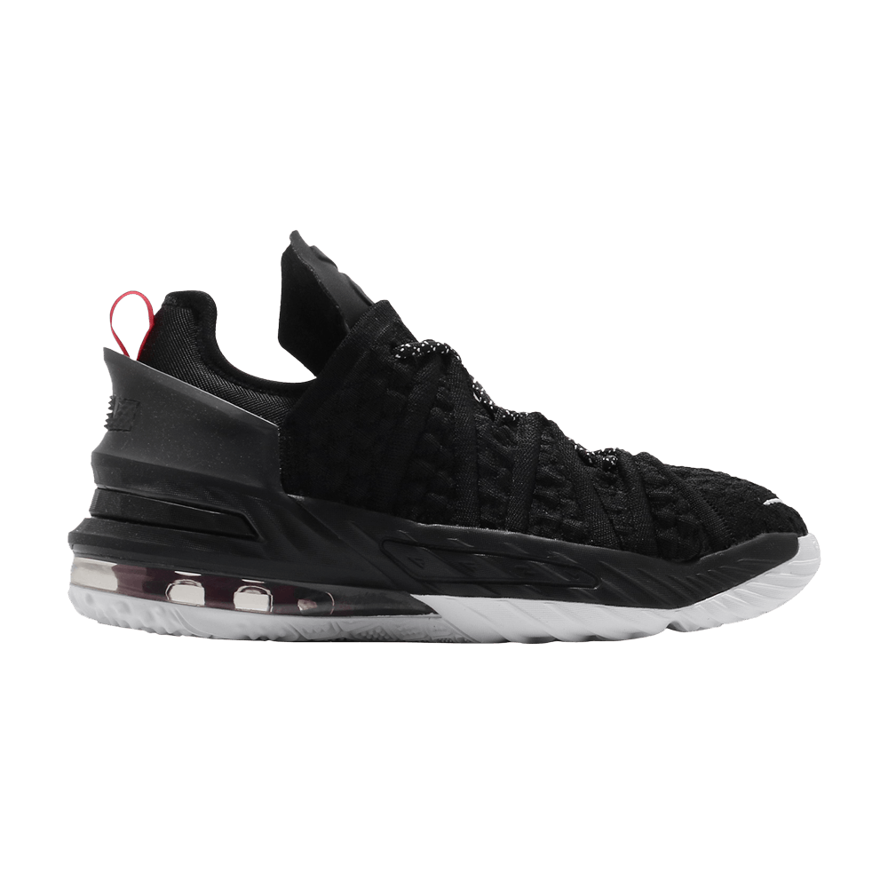 Nike LeBron 18 GS 'Black University Red' - CW2760-001