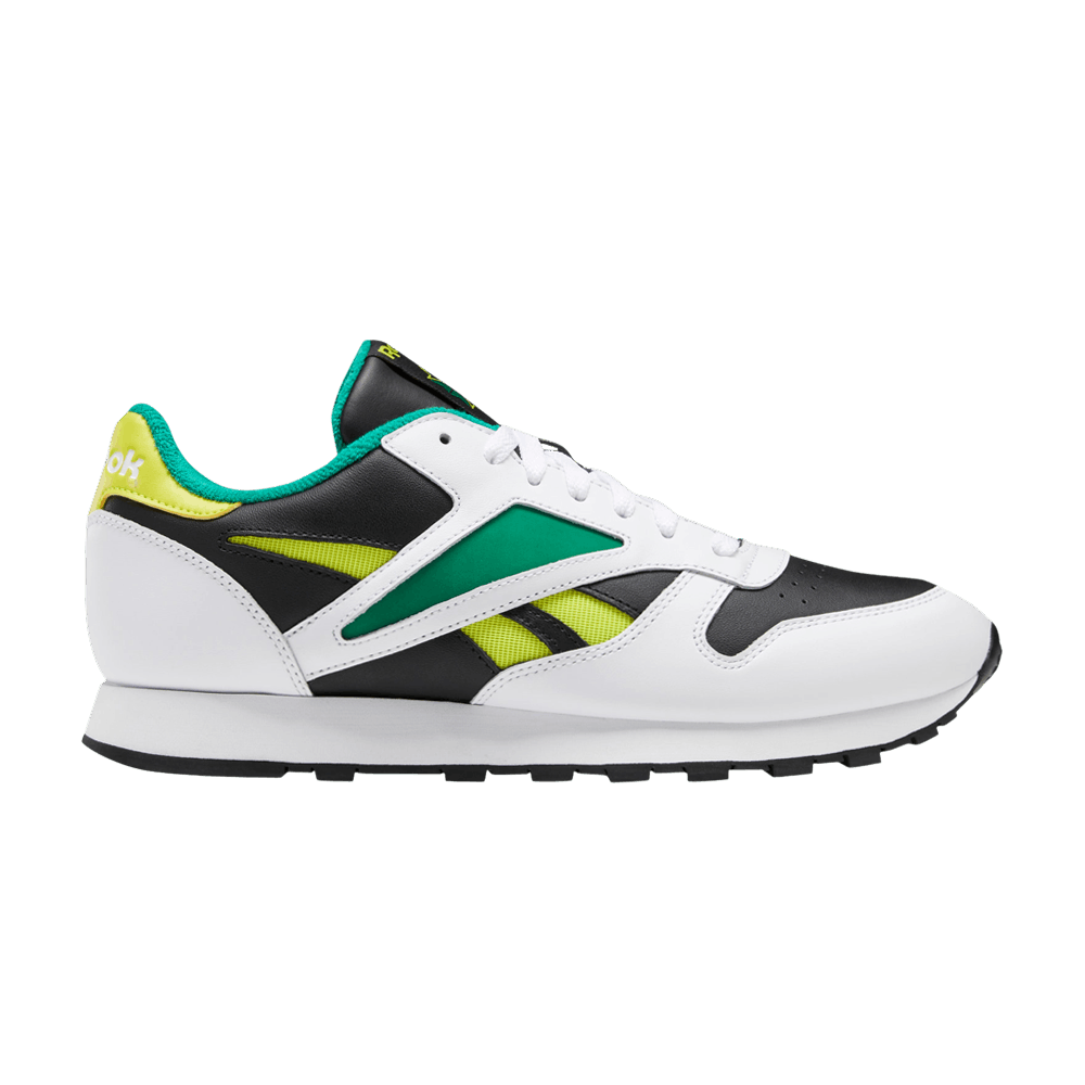 Reebok Classic Leather Mark 'Black Hero Yellow'