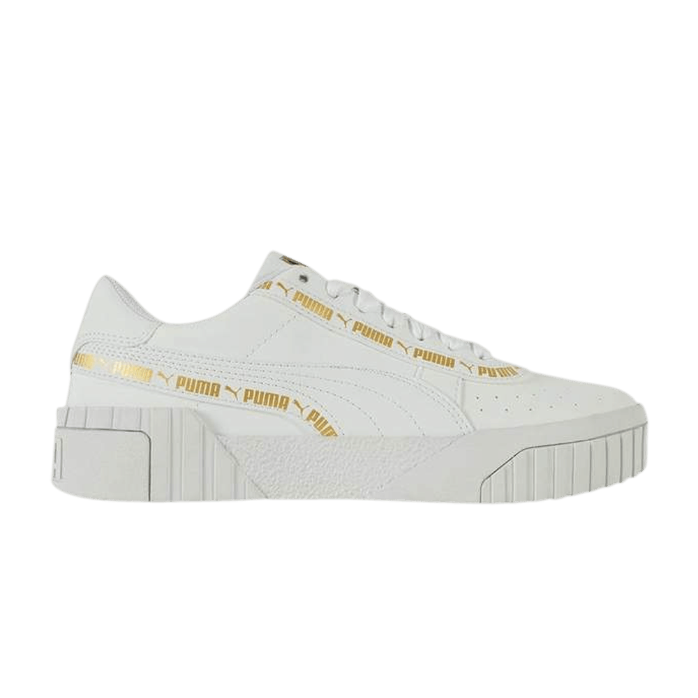 Pre-owned Puma Cali Taping Jr 'white Gold'