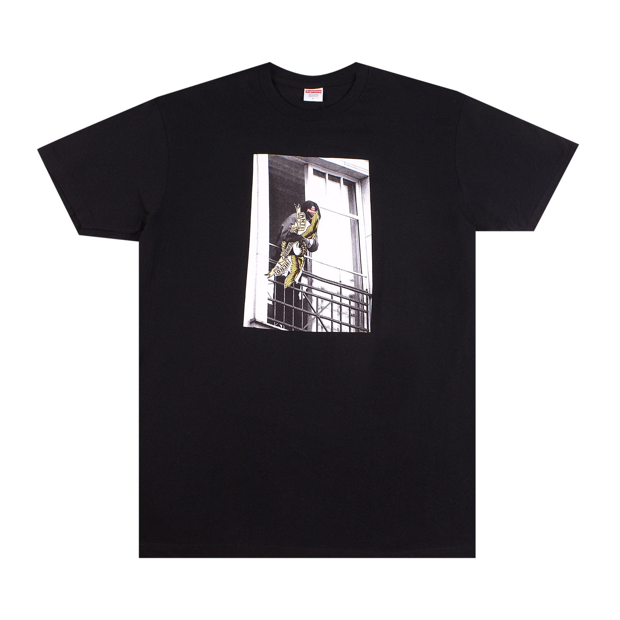 SUPREME SUPREME X ANTIHERO BALCONY TEE 'BLACK'