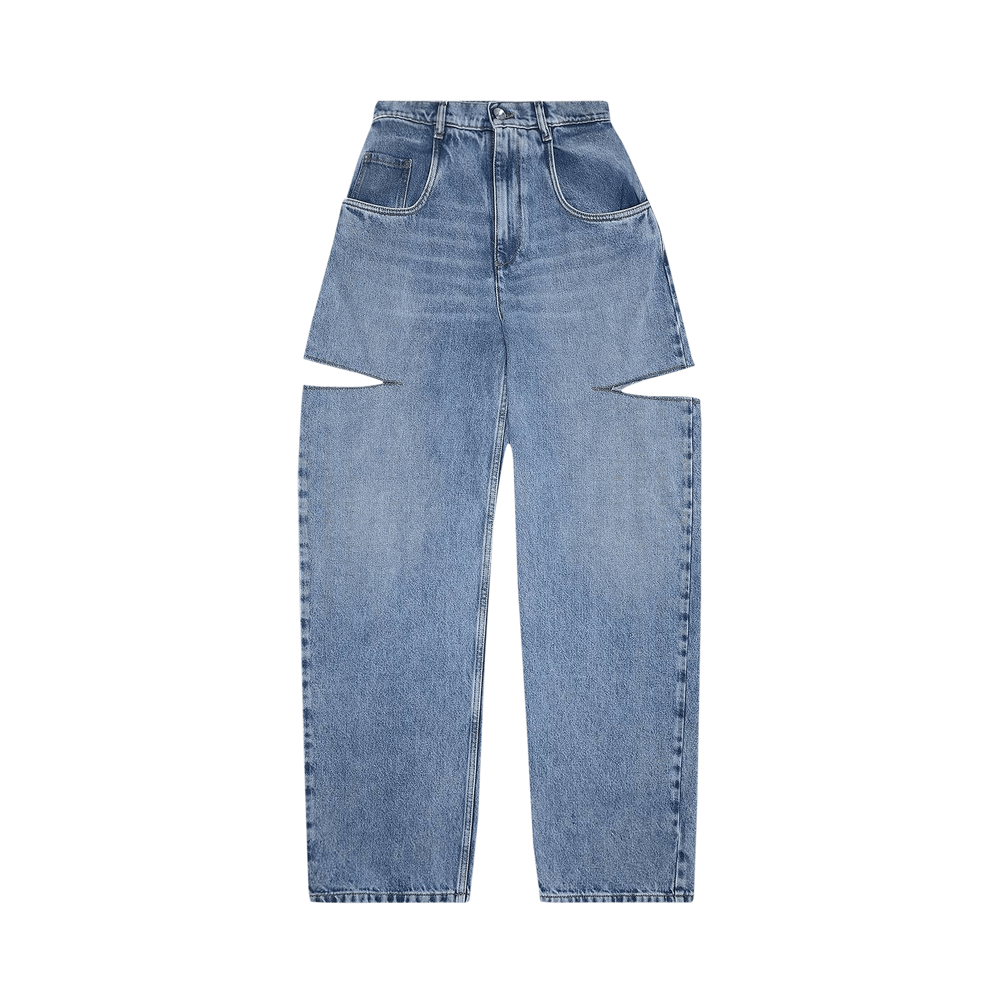 Pre-owned Maison Margiela Pants 5 Pockets In Blue