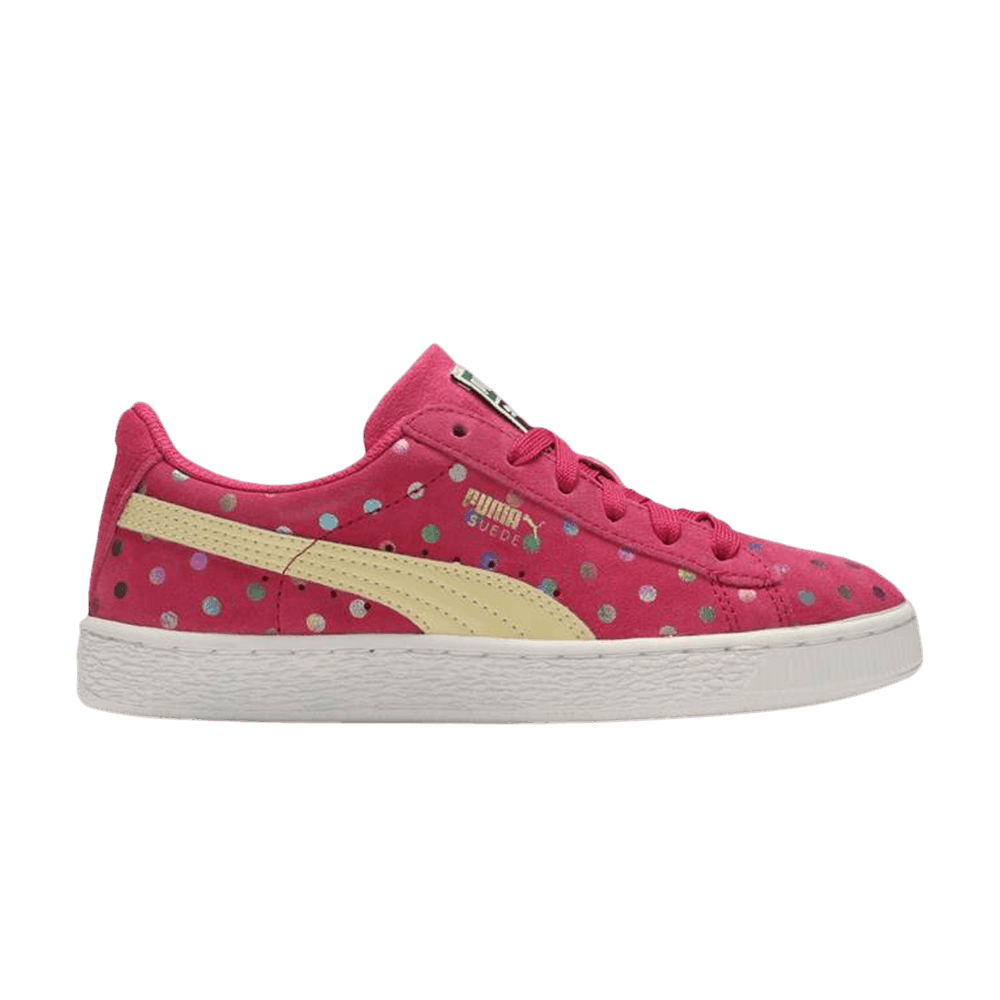 Suede Dotfetti Jr 'Rose Red'