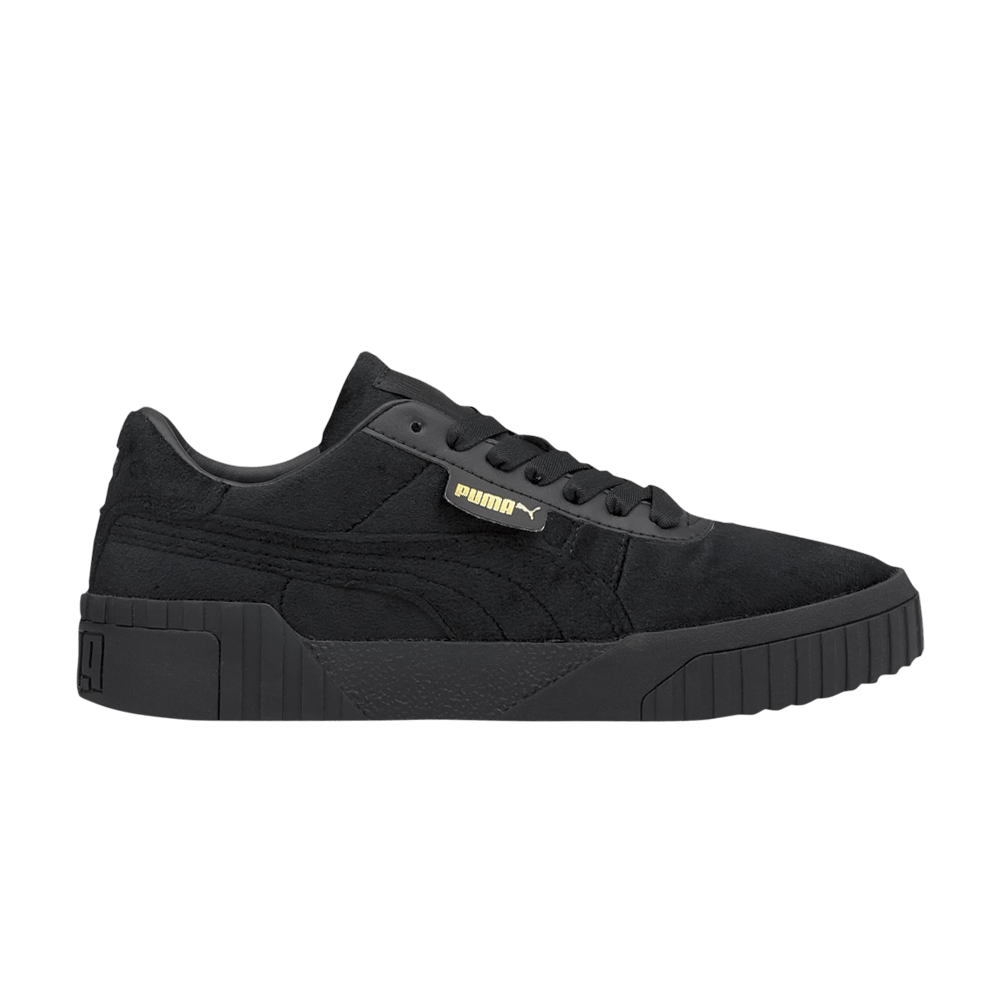 Pre-owned Puma Wmns Cali 'black Velour'