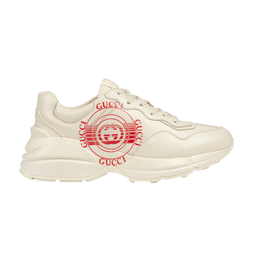 Gucci Wmns Rhyton 'Gucci Disk Print - Ivory'