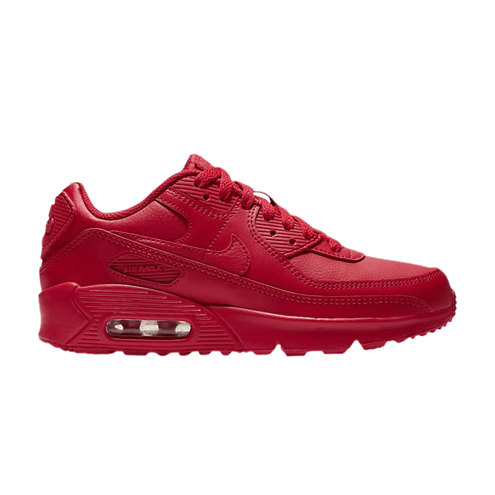 Nike Air Max 90 Leather GS 'University Red' - DC2002-600