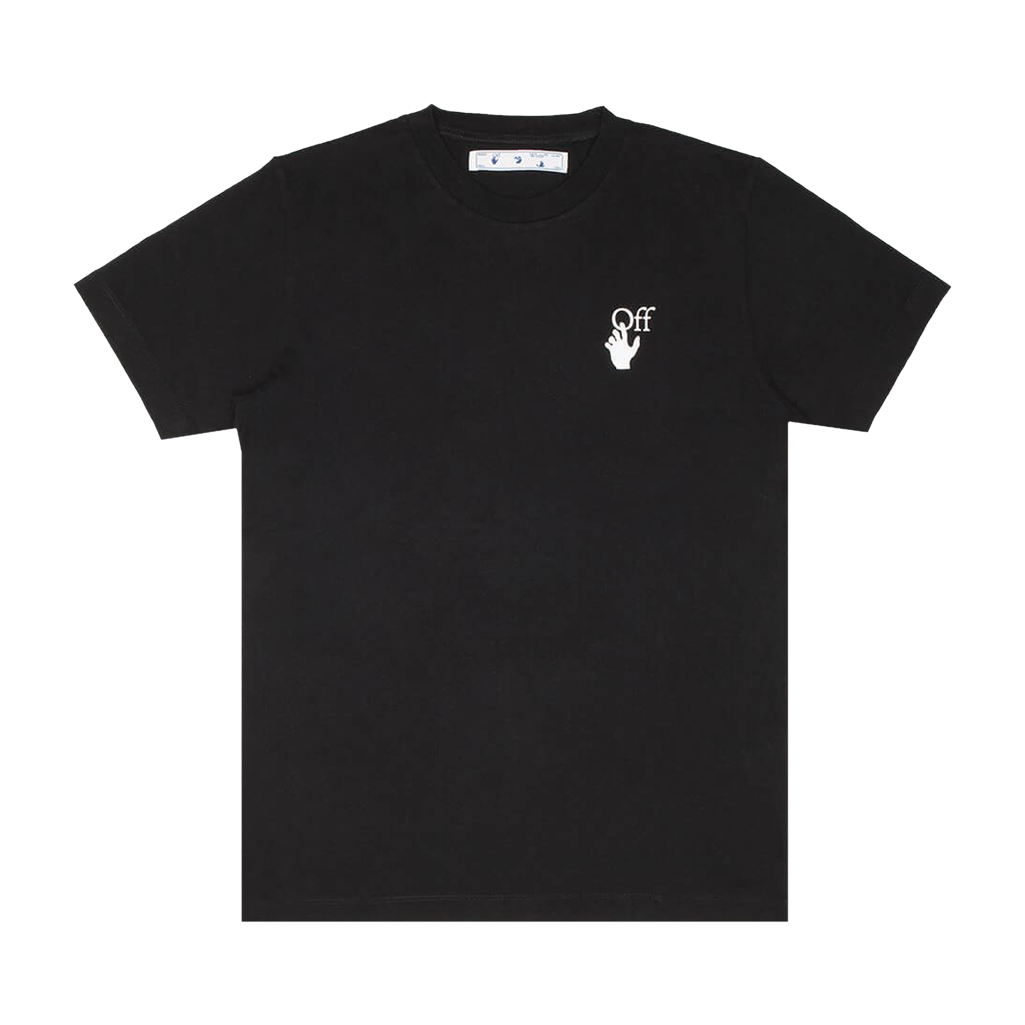 OFF-WHITE AGREEMENT SHORT-SLEEVE SLIM TEE 'BLACK/WHITE'