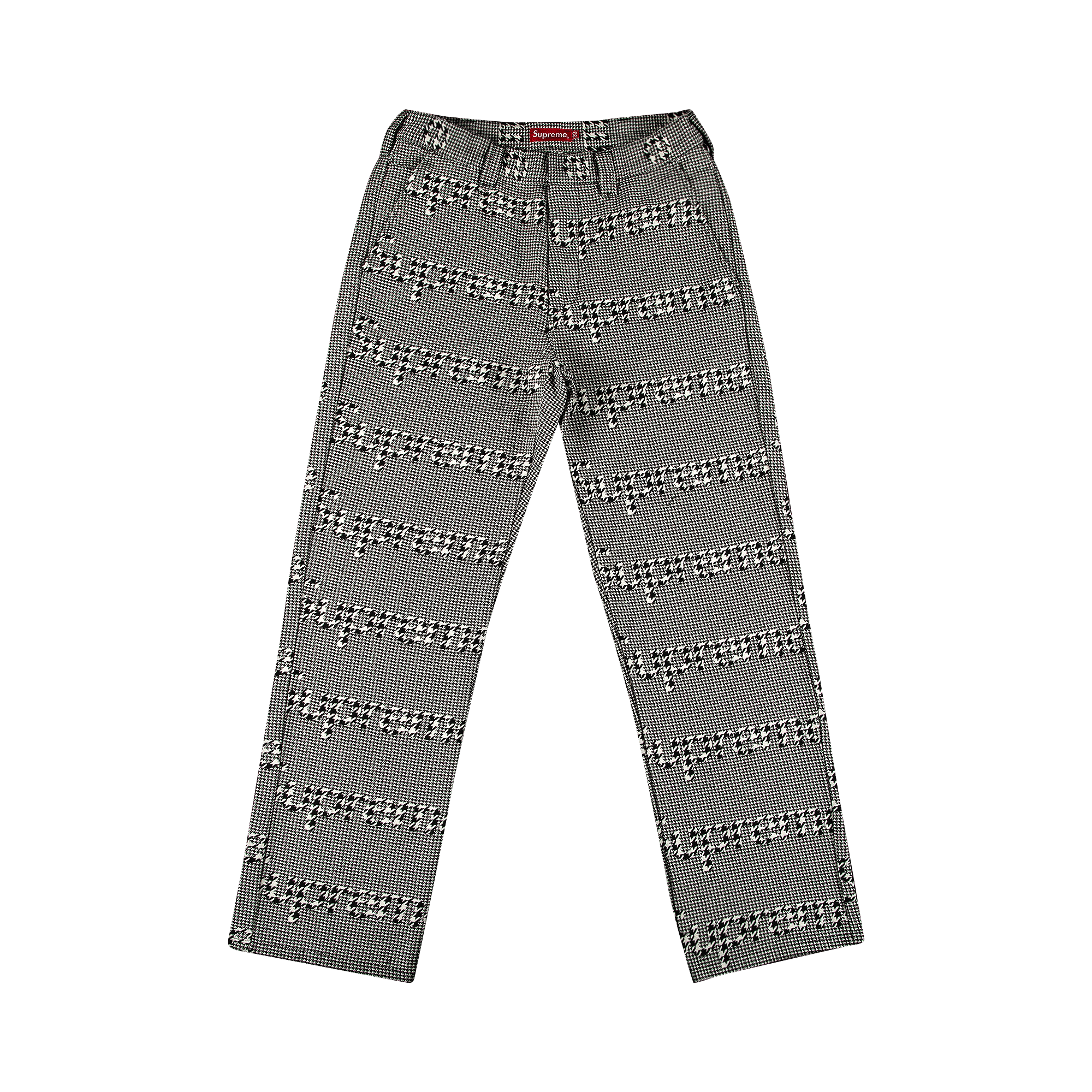 SUPREME SUPREME WORK PANT 'BROWN HOUNDSTOOTH'