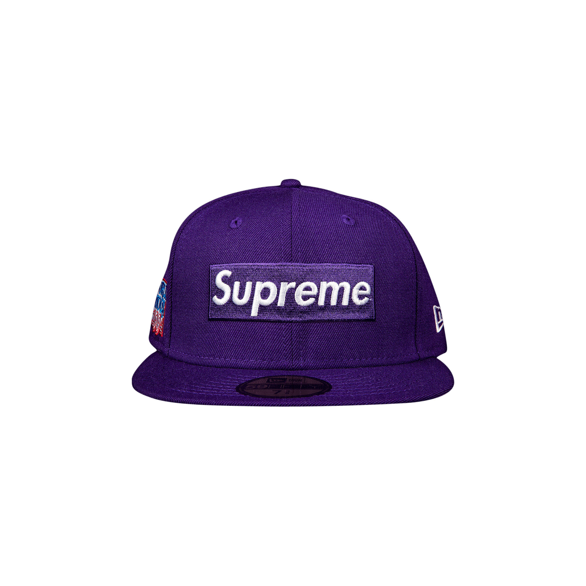 SUPREME SUPREME WORLD FAMOUS BOX LOGO NEW ERA 'PURPLE'