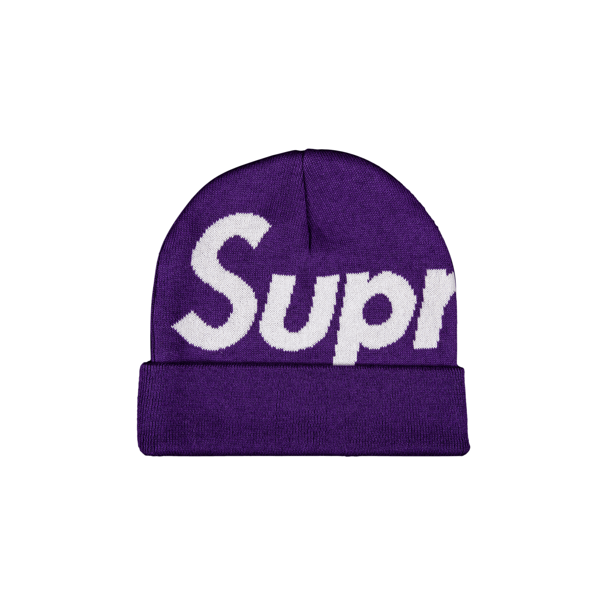 Pre-owned Supreme Big Logo Beanie 'purple'