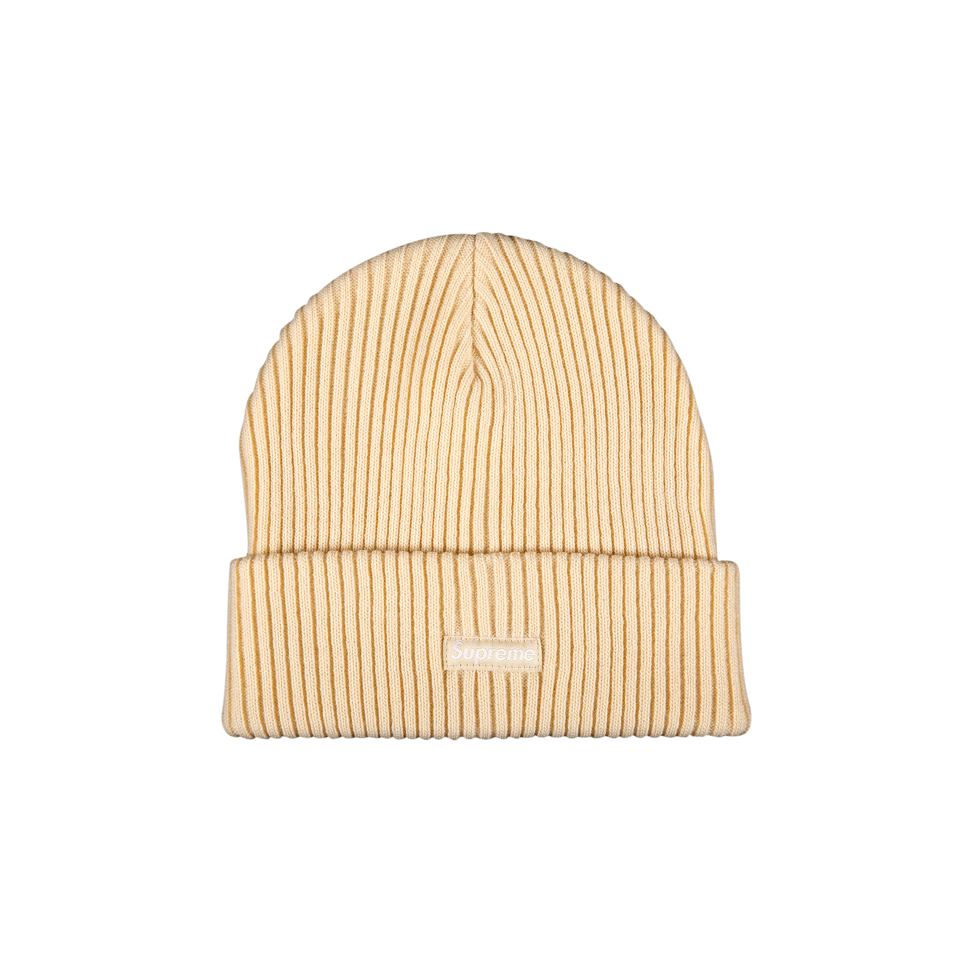 SUPREME SUPREME WIDE RIB BEANIE 'NATURAL'