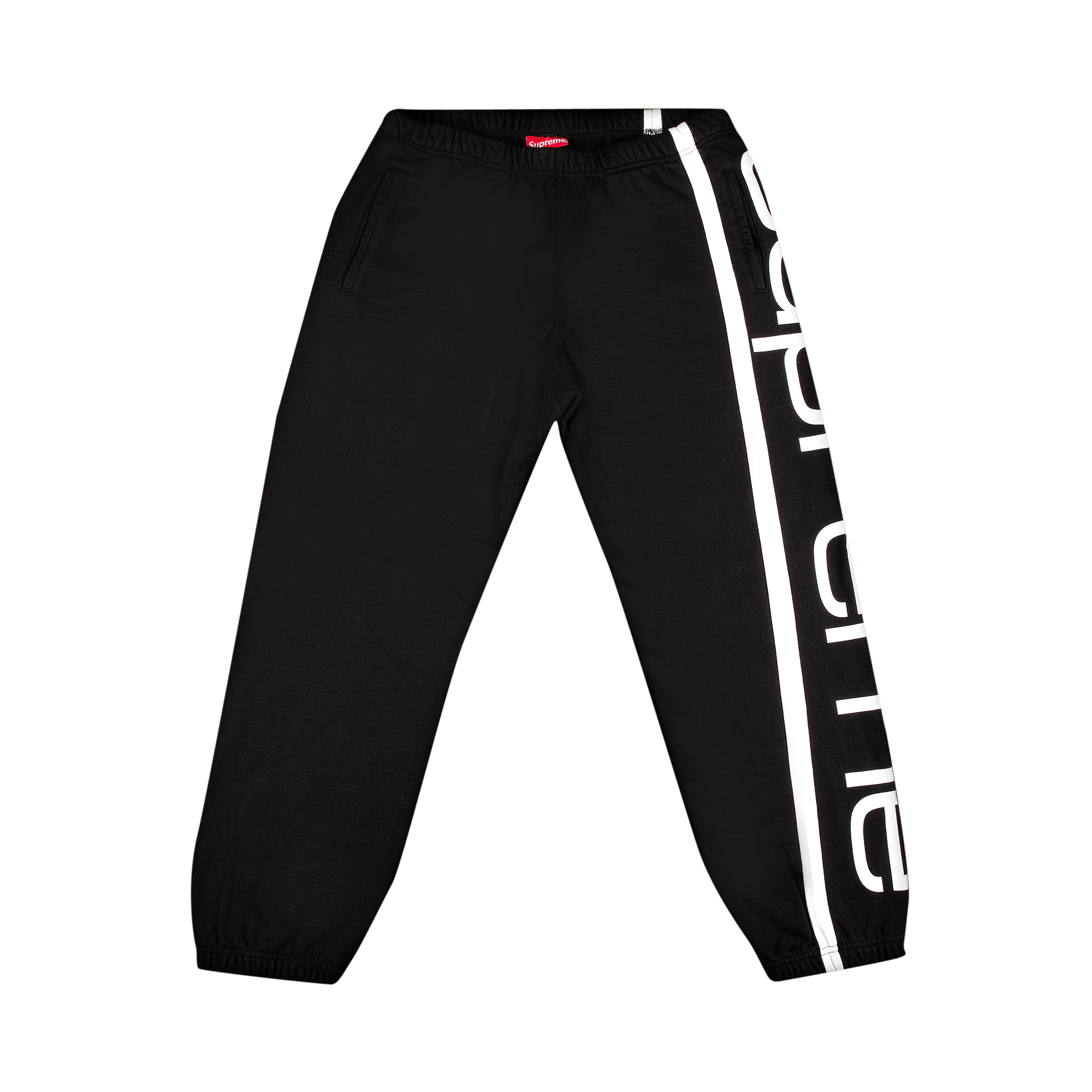 SUPREME SUPREME BIG LOGO PANELED SWEATPANT 'BLACK'