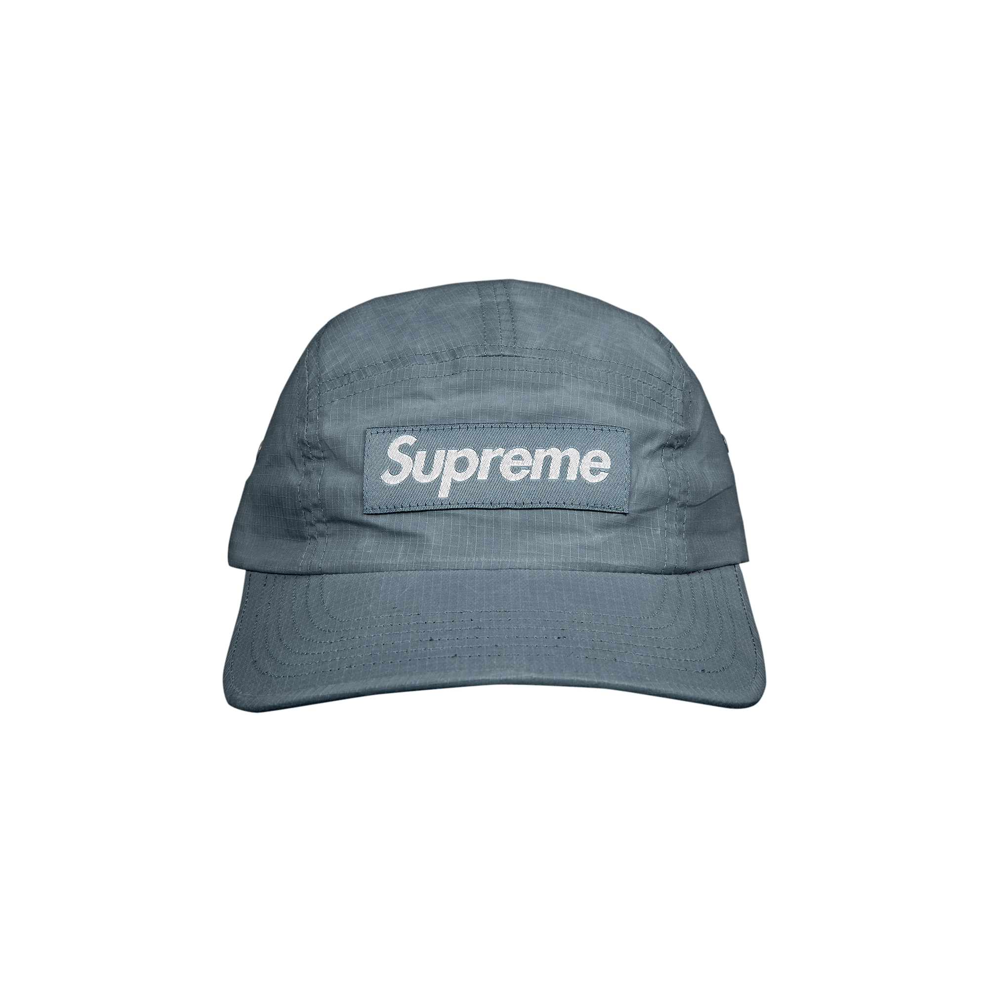 SUPREME SUPREME DRY WAX COTTON CAMP CAP 'BRIGHT SLATE'