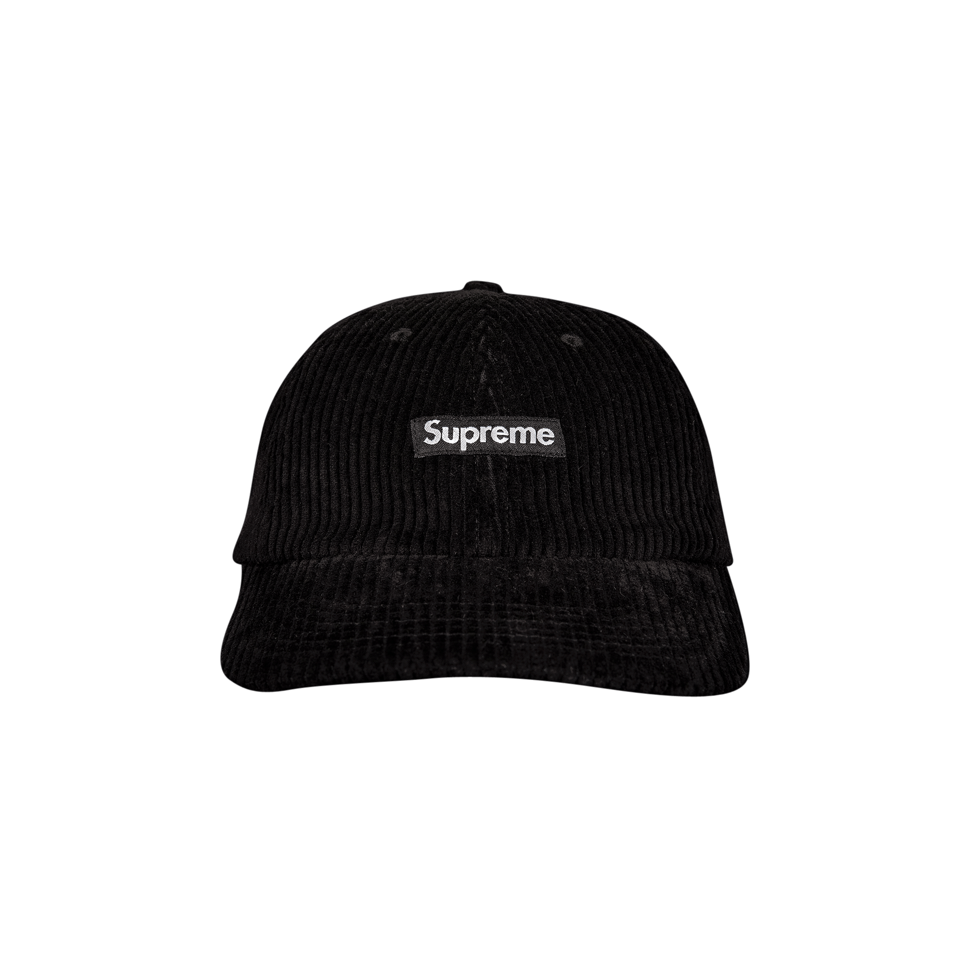 SUPREME SUPREME RIPPLE CORDUROY SMALL BOX 6-PANEL 'BLACK'