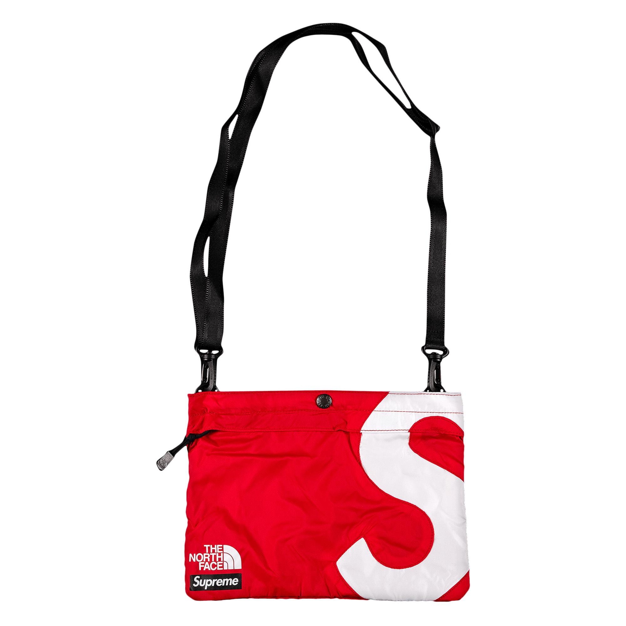 SUPREME SUPREME X THE NORTH FACE S LOGO SHOULDER BAG 'RED'