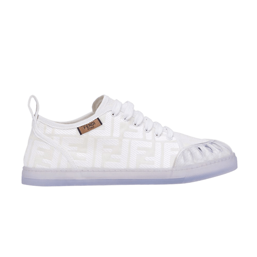Fendi Wmns Roma Canvas Low 'FF Motif - White'