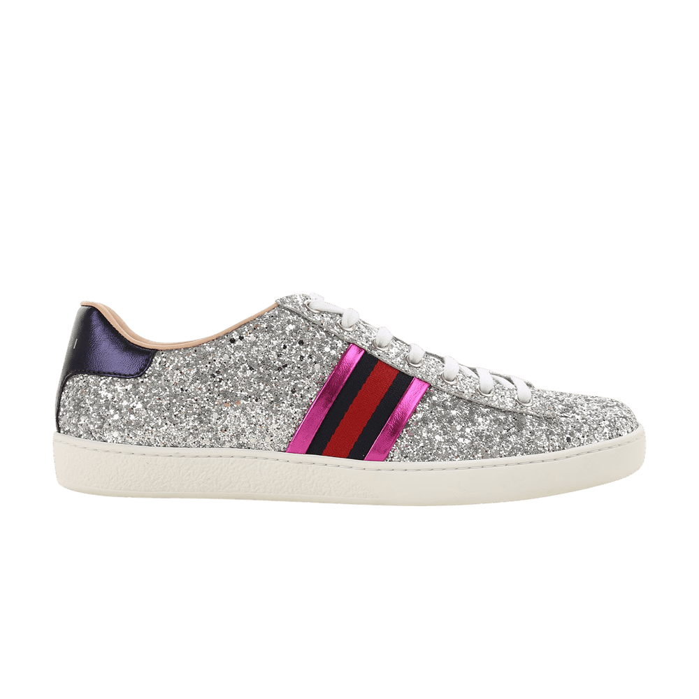 Gucci Wmns Ace 'Silver Glitter'