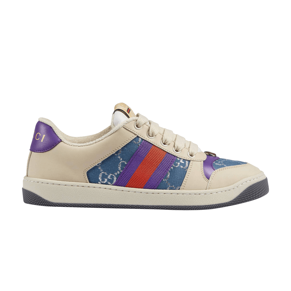 Gucci Wmns Screener 'Blue GG Lamé'