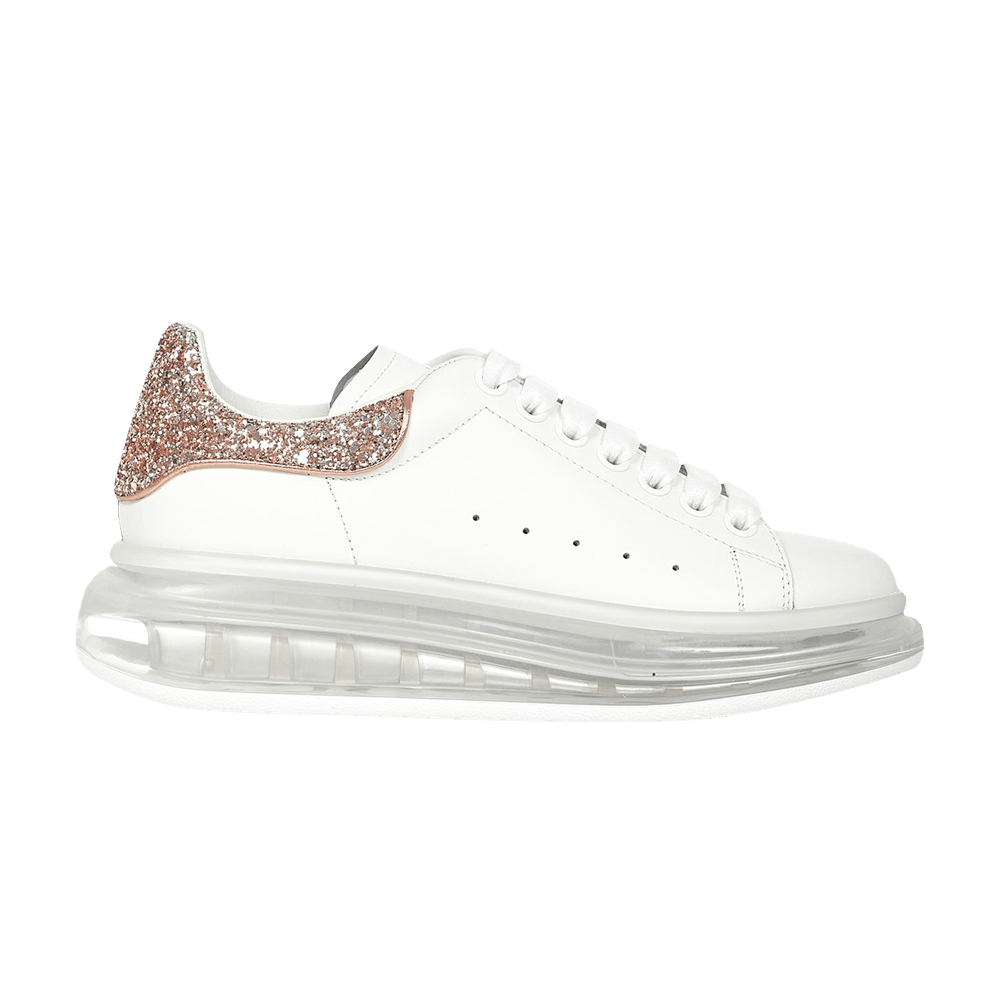 Alexander McQueen Wmns Oversized Sneaker 'Clear Sole - Pink Glitter'