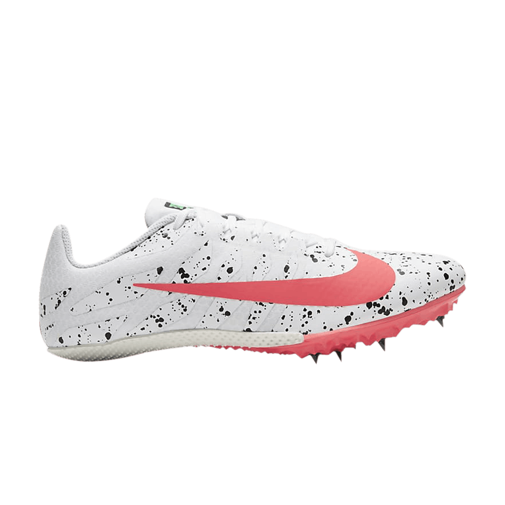 NIKE ZOOM RIVAL S 9 'PAINT SPLATTER - WHITE CRIMSON JADE'