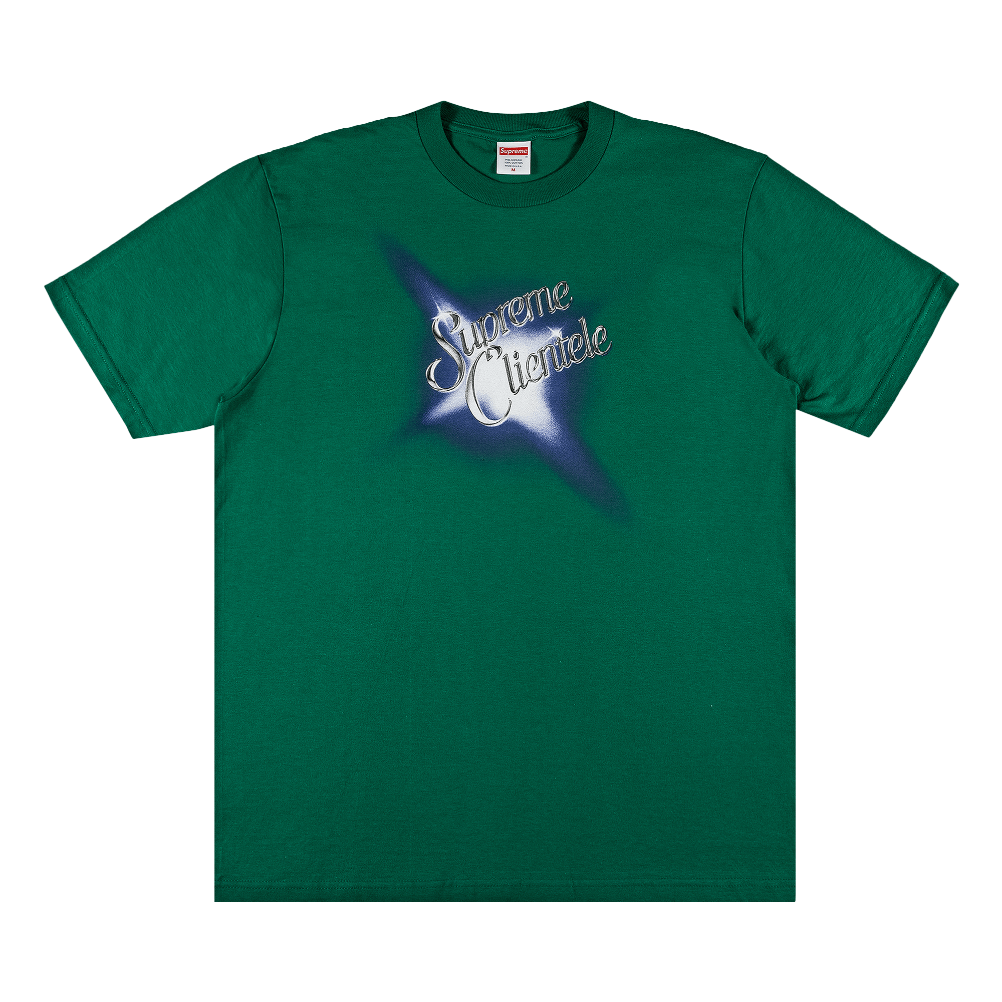 SUPREME SUPREME CLIENTELE TEE 'LIGHT PINE'