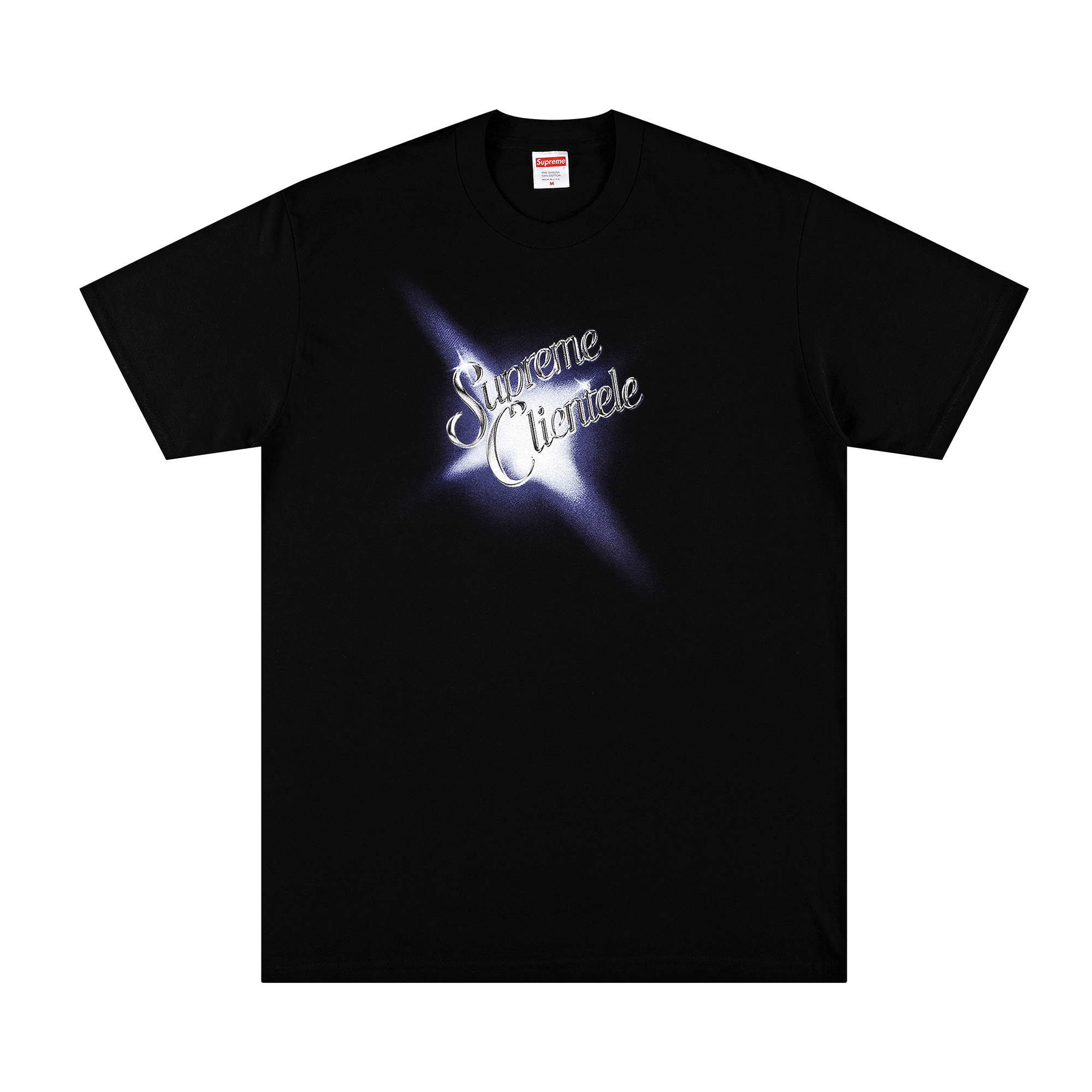 SUPREME SUPREME CLIENTELE TEE 'BLACK'