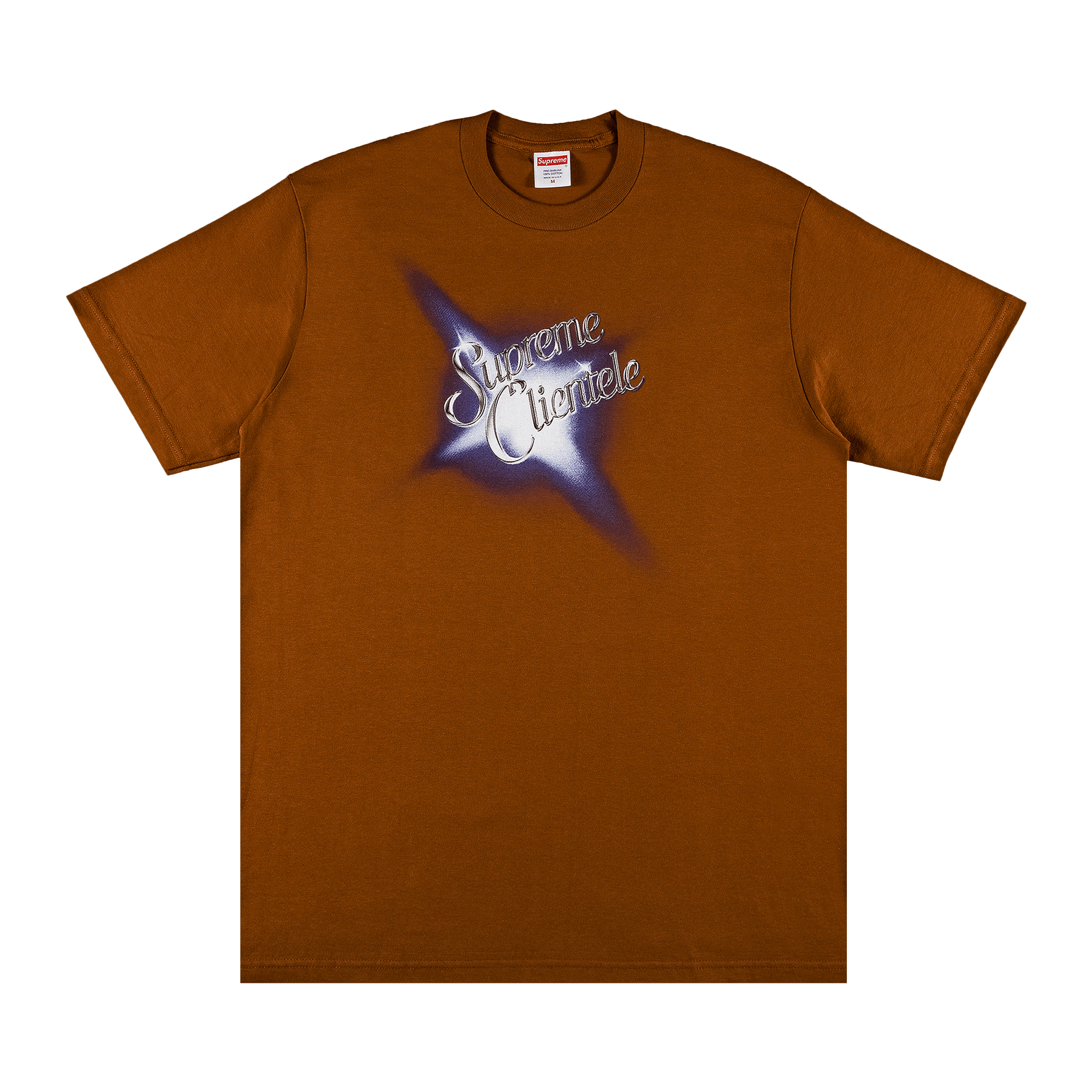 SUPREME SUPREME CLIENTELE TEE 'BROWN'