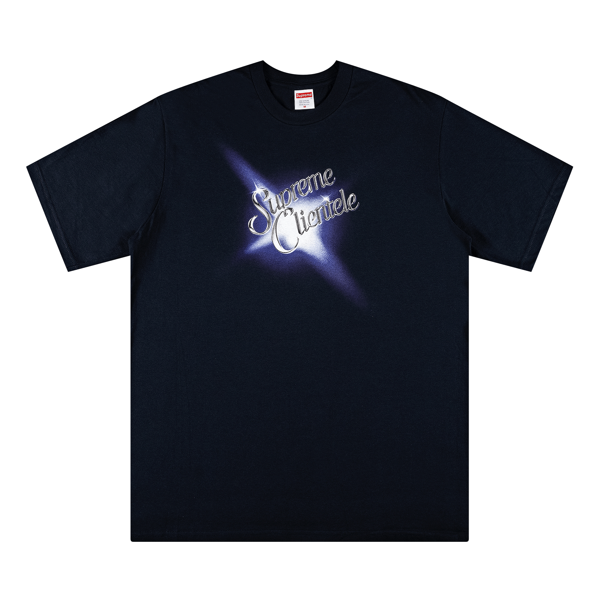 SUPREME SUPREME CLIENTELE TEE 'NAVY'