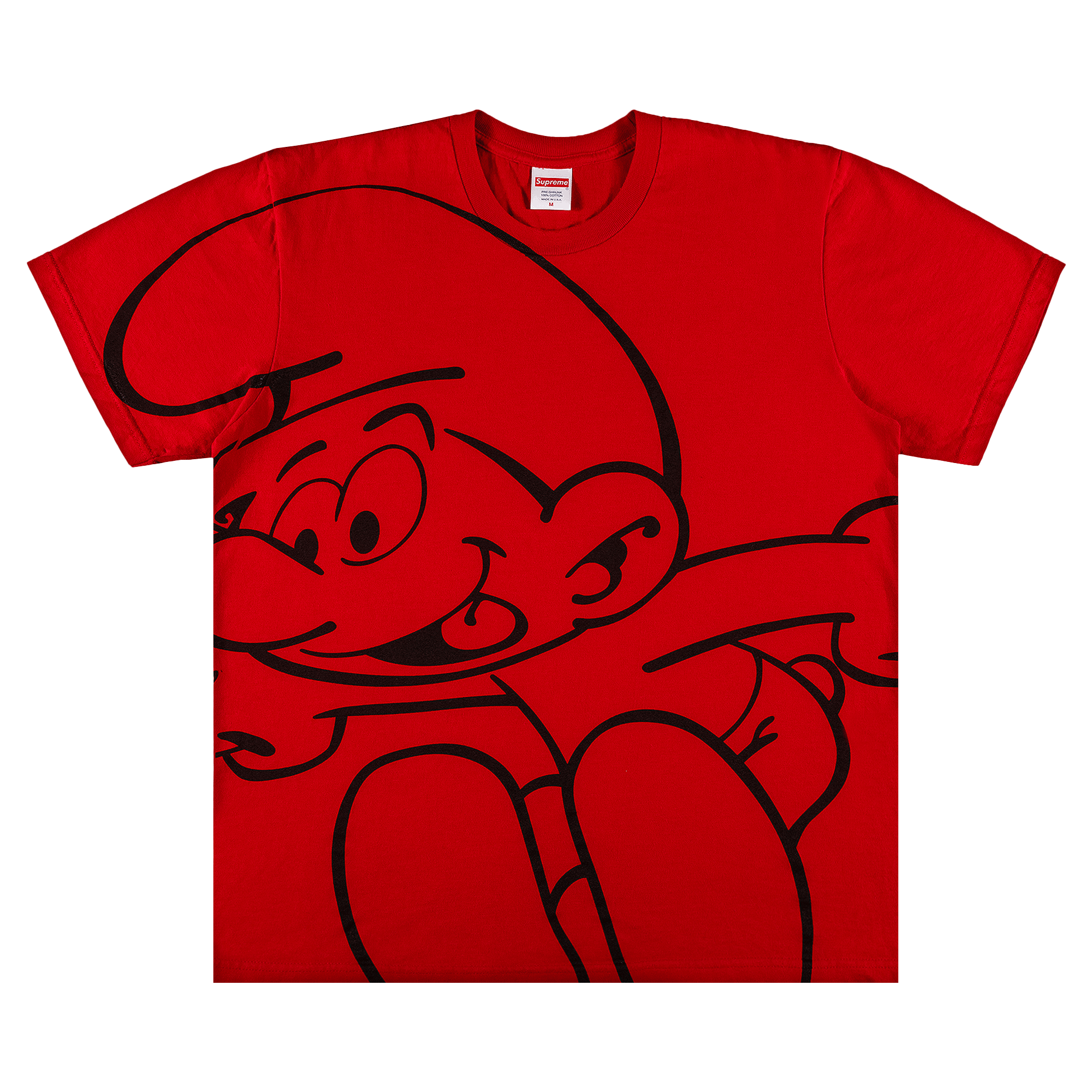 SUPREME SUPREME X SMURFS TEE 'RED'