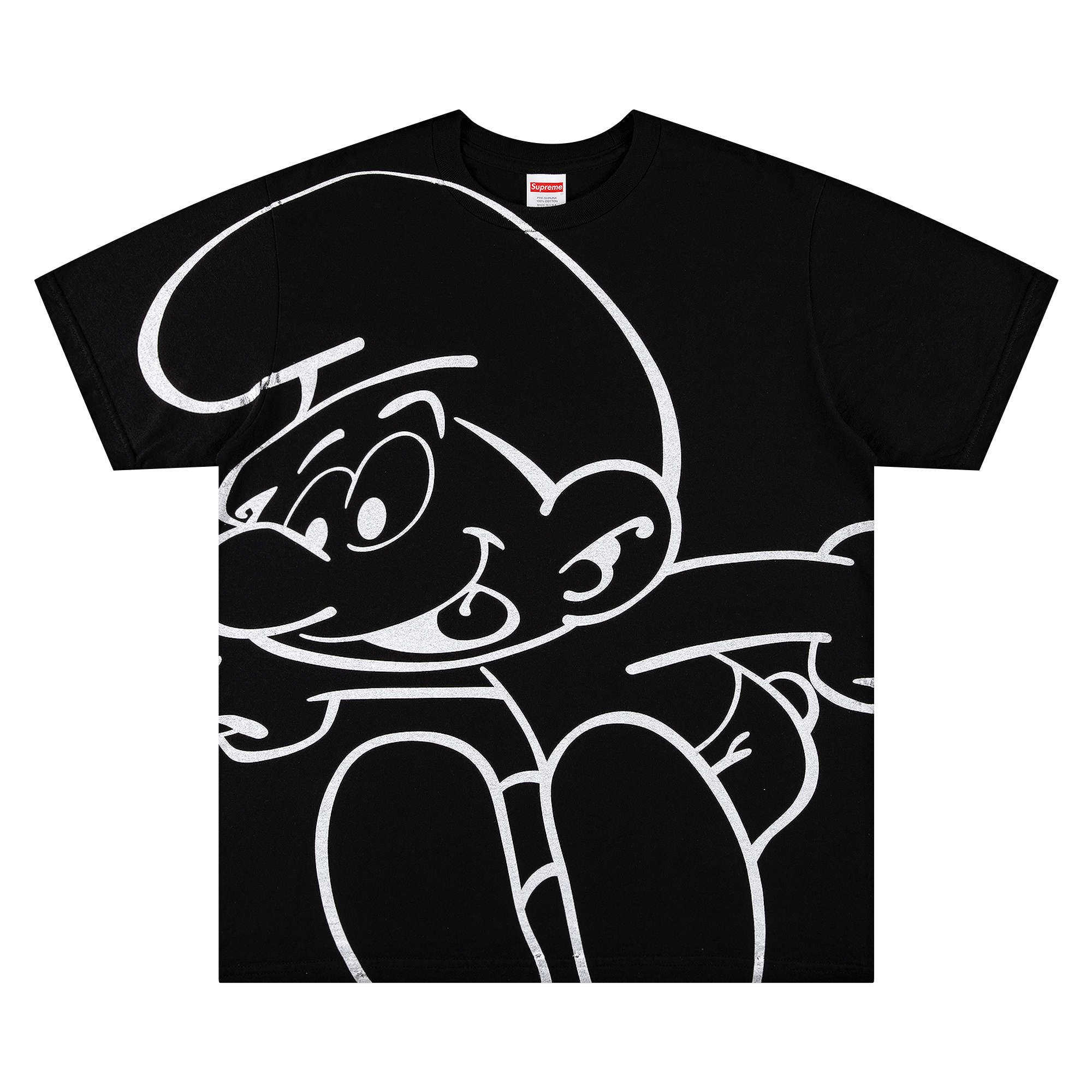 SUPREME SUPREME X SMURFS TEE 'BLACK'